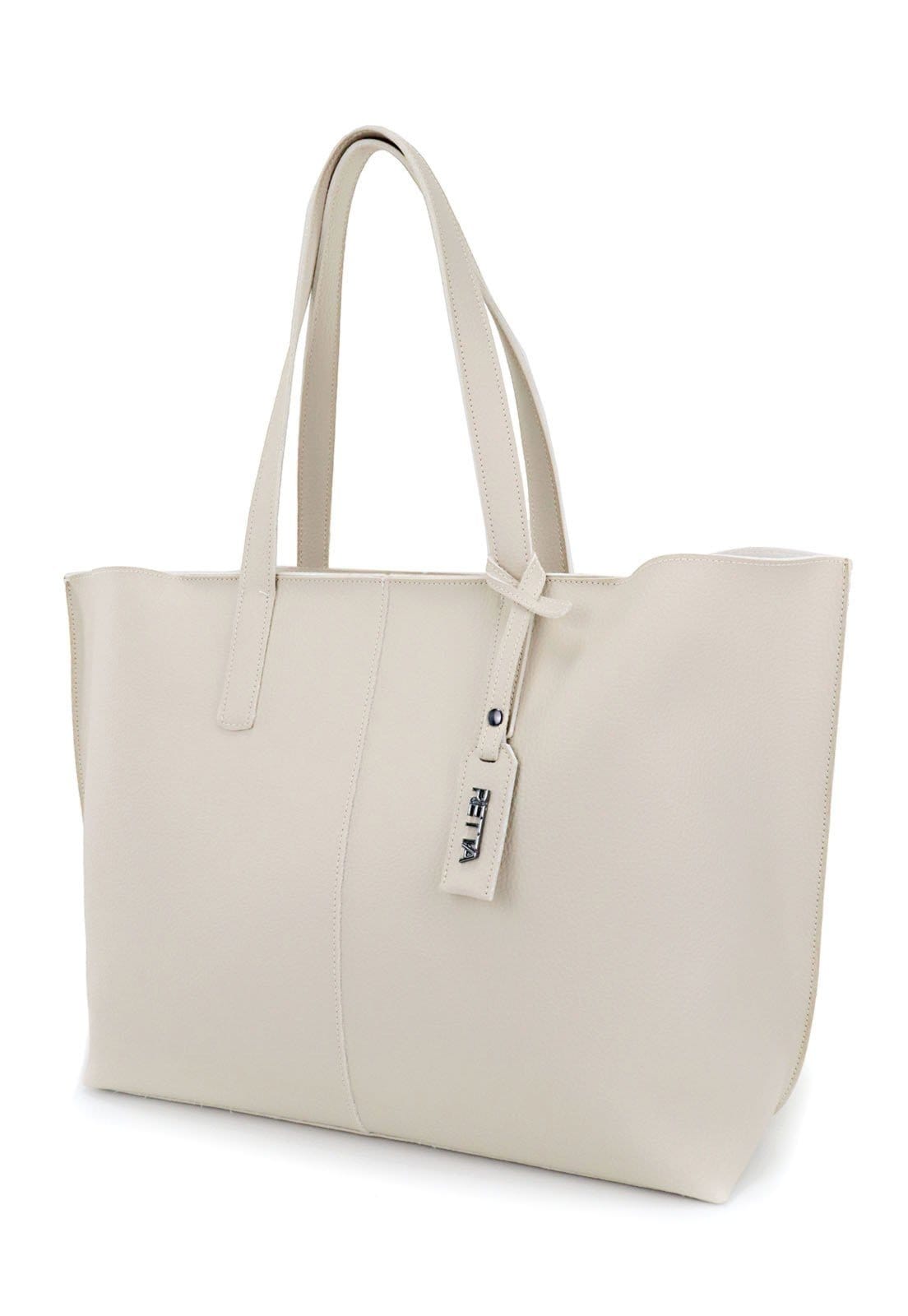 Vista 2 Bolsa Saco Grande Yasmin Retta Oficial Marfim Retta Oficial off-white