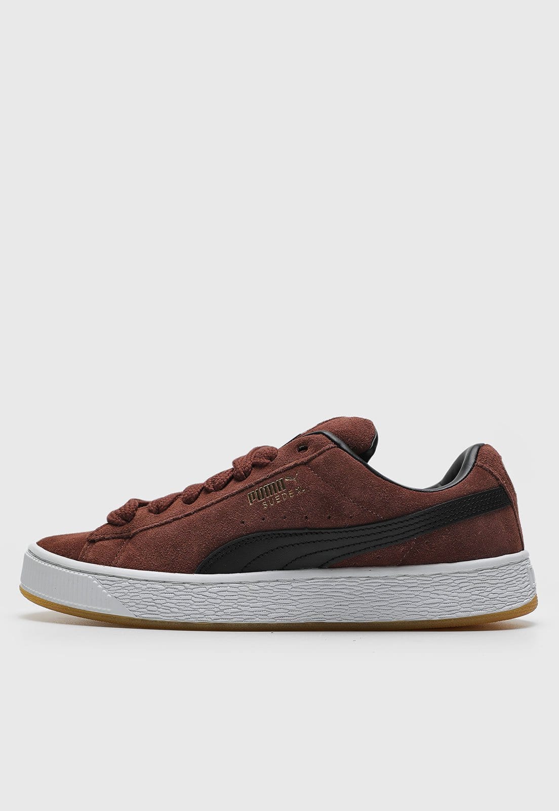 Vista principal Tênis Puma Suede Bordô Puma vinho