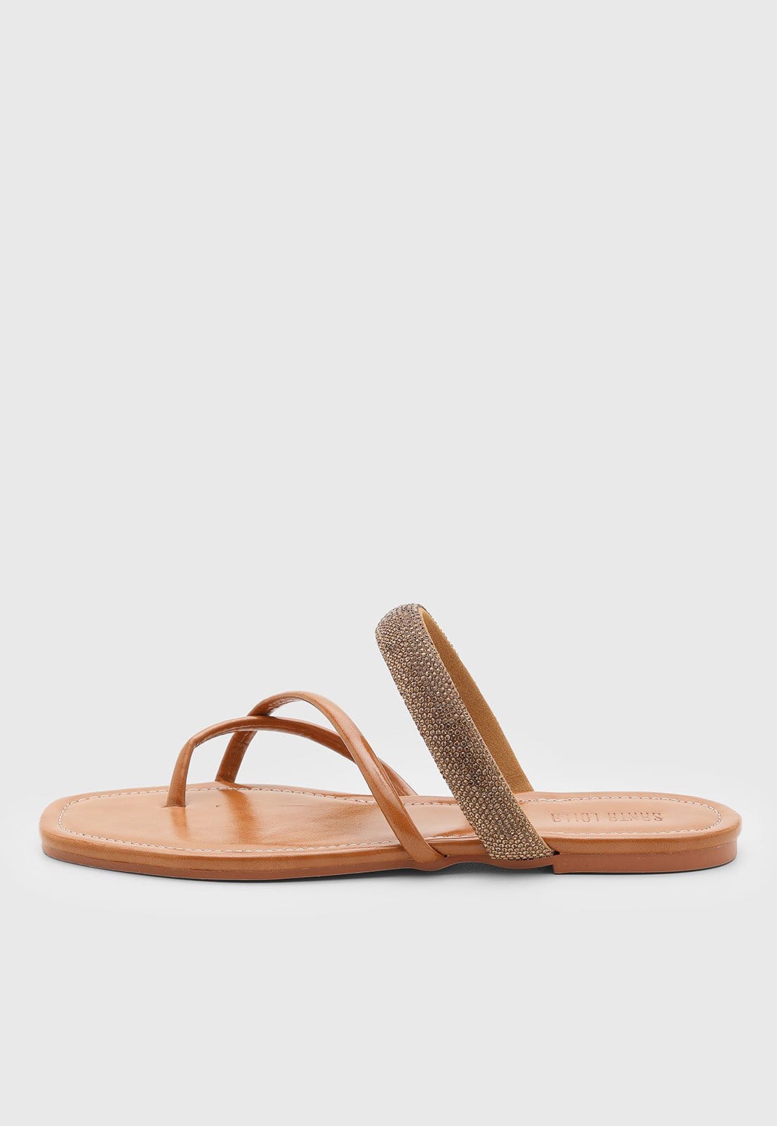 Rasteira Feminina Santa Lolla Bico Quadrado