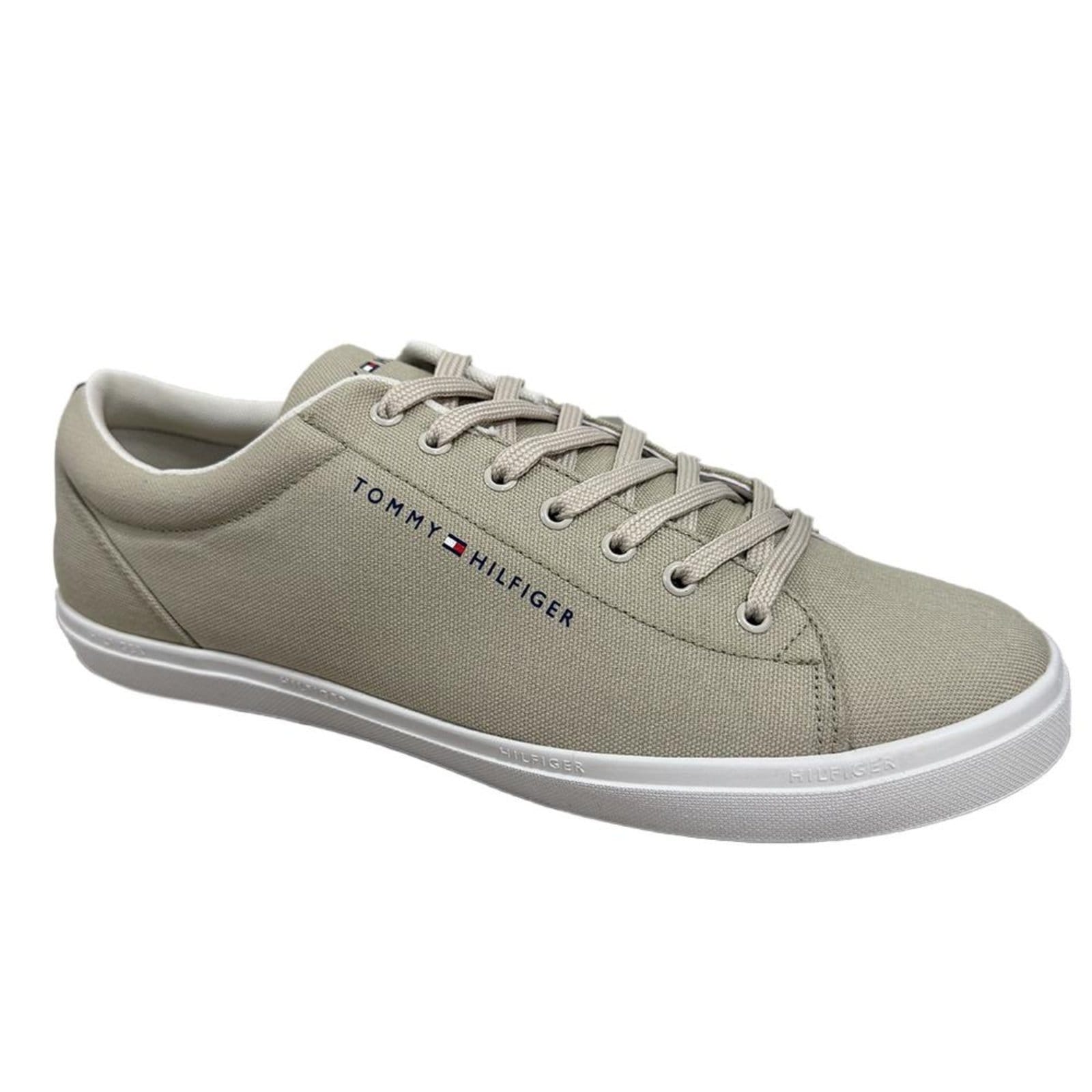Vista 2 Tênis Tommy Hilfiger SRF Harrison 7D Masculino Khaki Tommy Hilfiger bege khaki