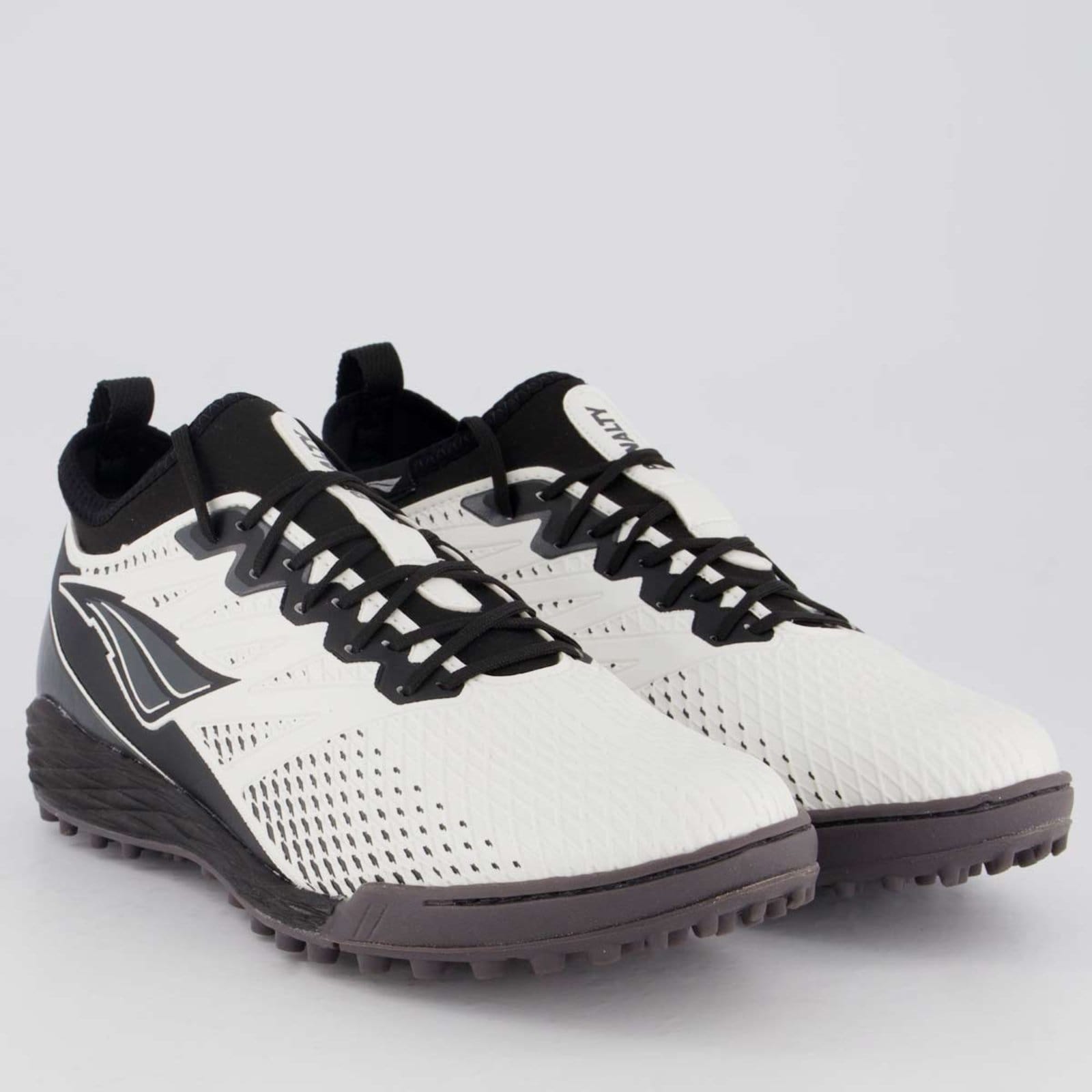 Vista 2 Chuteira Penalty Se7e Locker Y-2 Society Branca Penalty branco