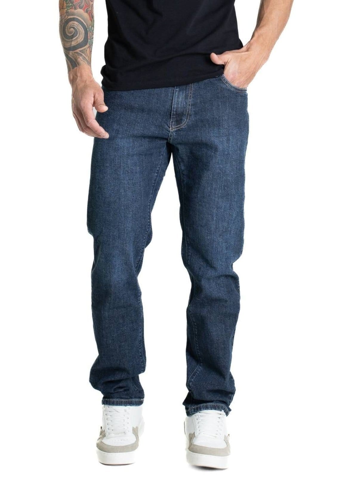 Vista principal Calça Jeans Sawary Reta - 280990 Sawary azul