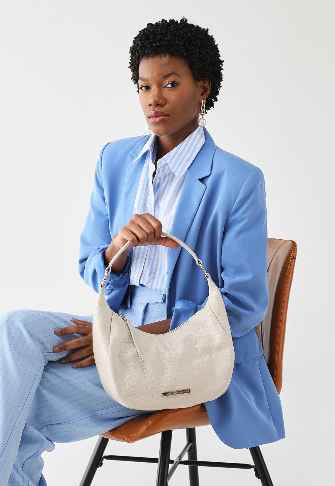 Bolsa Jorge Bischoff Tiracolo Off White