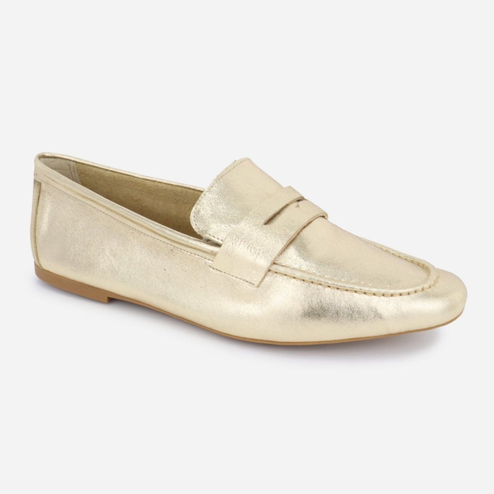 Loafer Couro Maria Paula Feminino Casual