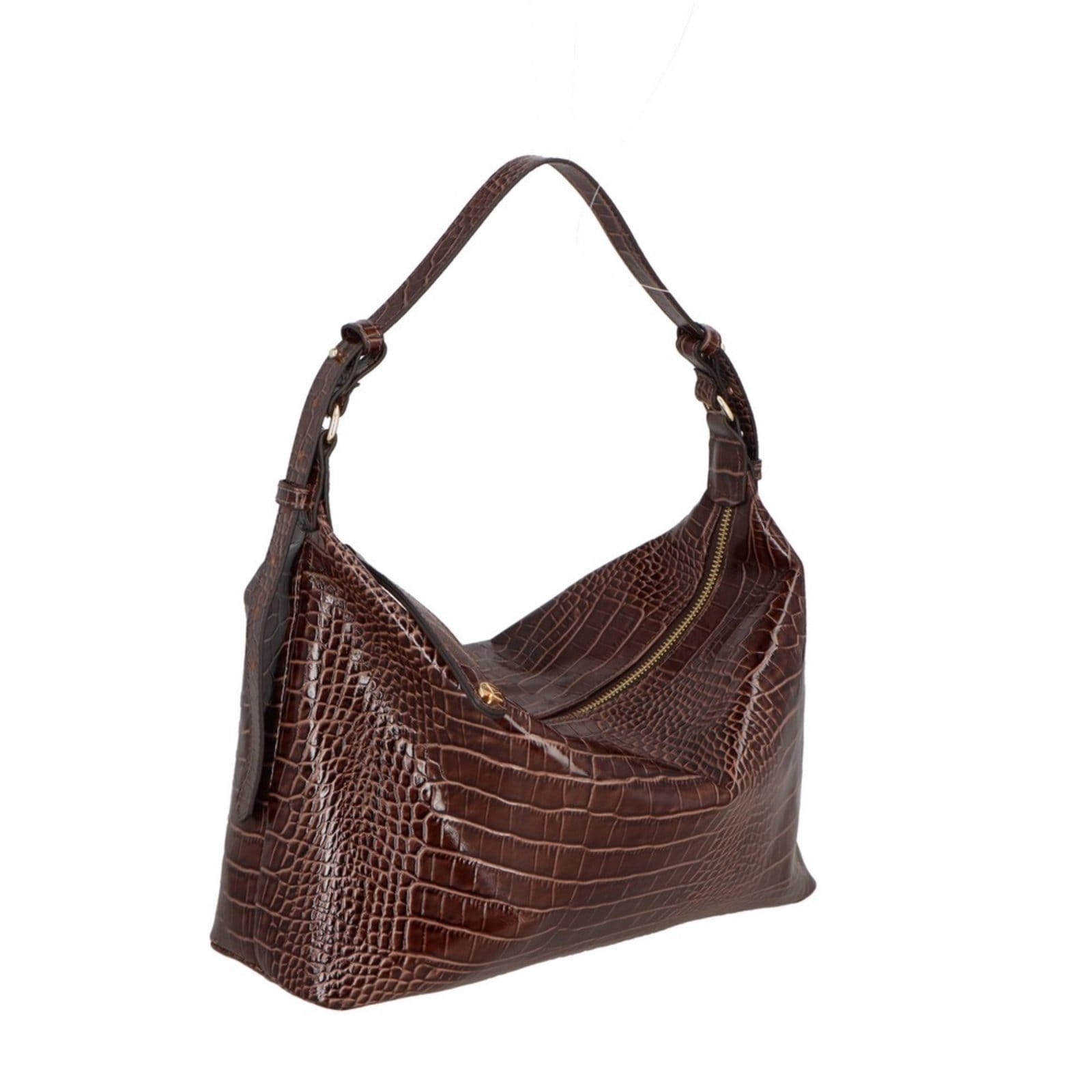 Vista 2 Bolsa Thassia Naves Luiza Barcelos 77771349 Marrom Escuro Luiza Barcelos unico