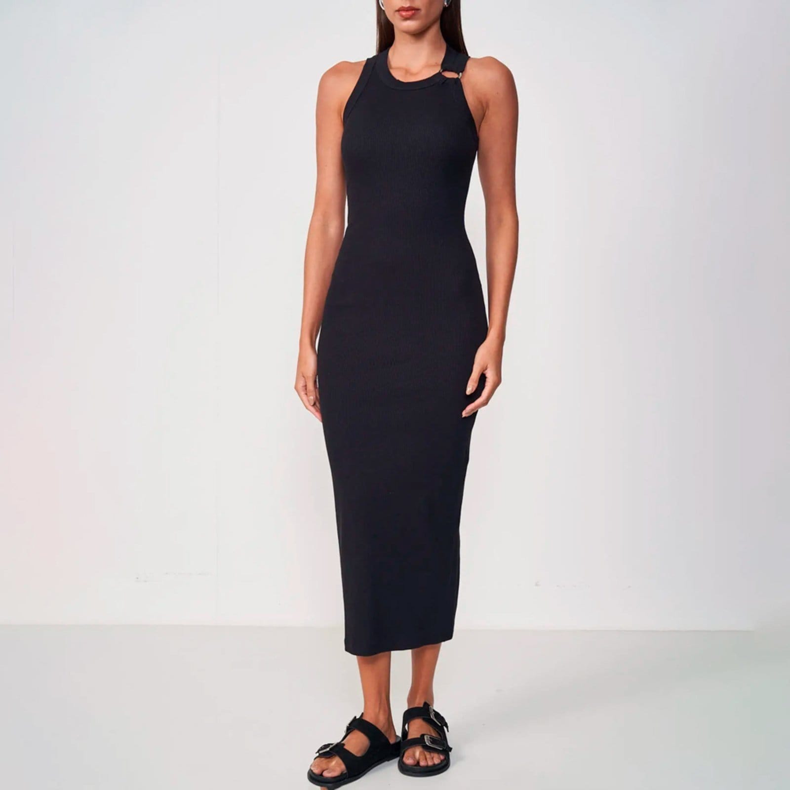 Vestido Super Mid Colcci Canelada In25 Feminino