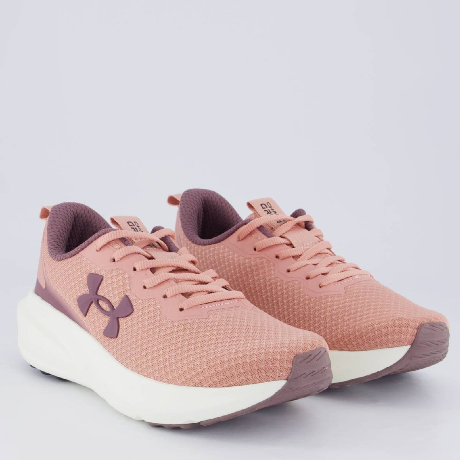 Vista 2 Tênis Under Armour Charged Great Feminino Rosa Under Armour roxo rosa