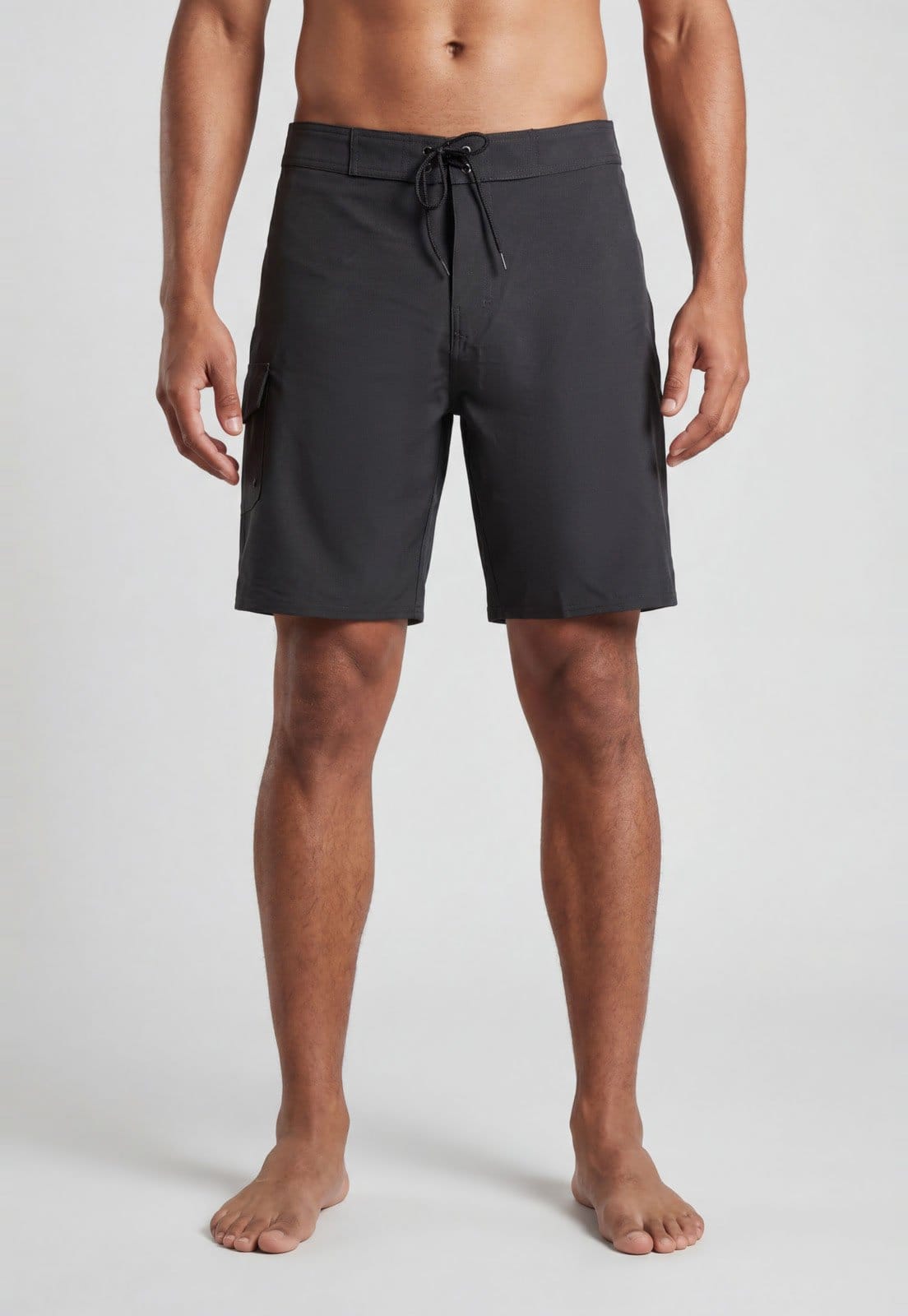 Vista principal Boardshort Masculino Hang Loose Secret 21 Cinz Hang Loose cinza