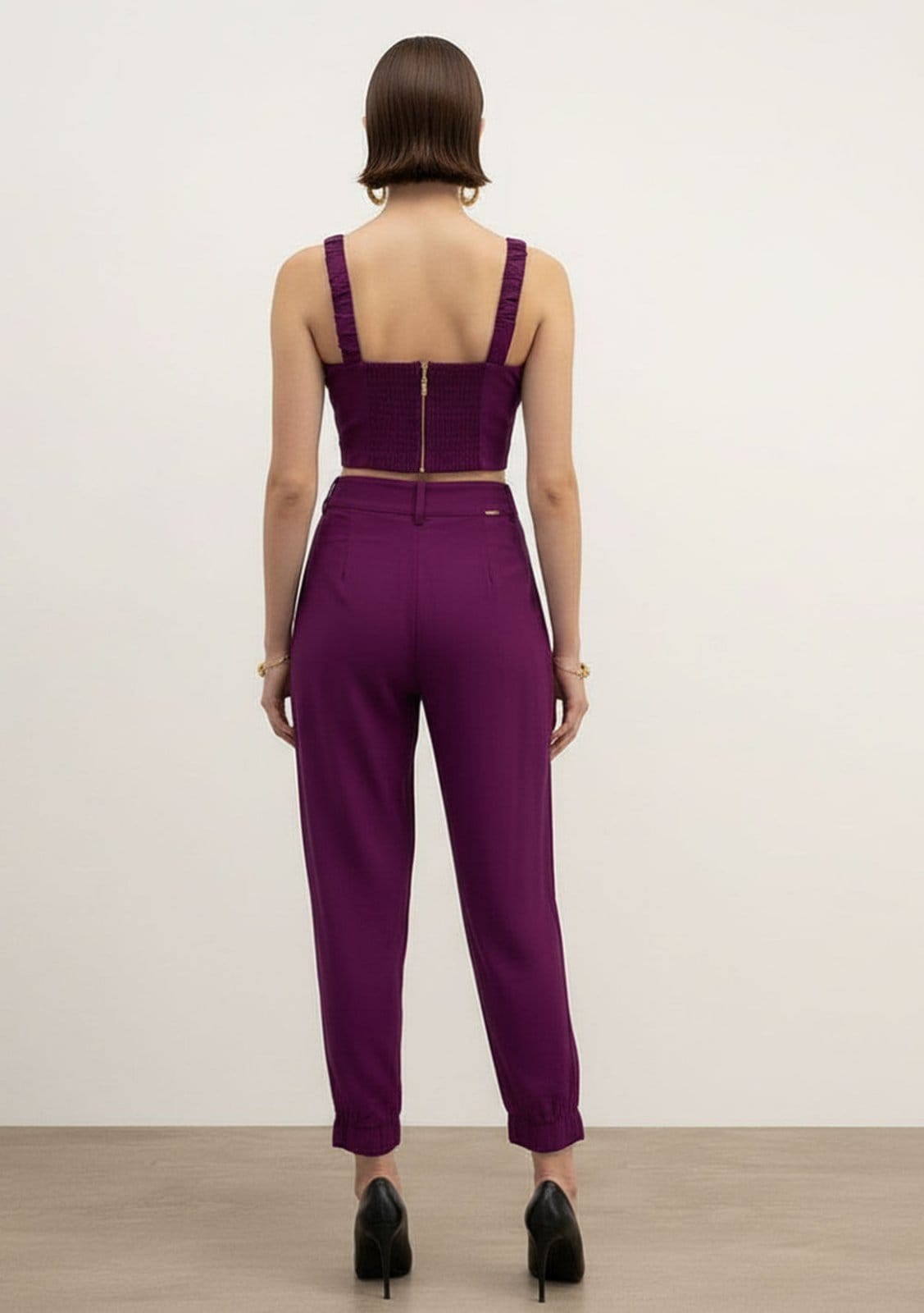 Vista 2 Calça Iódice Jogging Média IÓDICE roxo