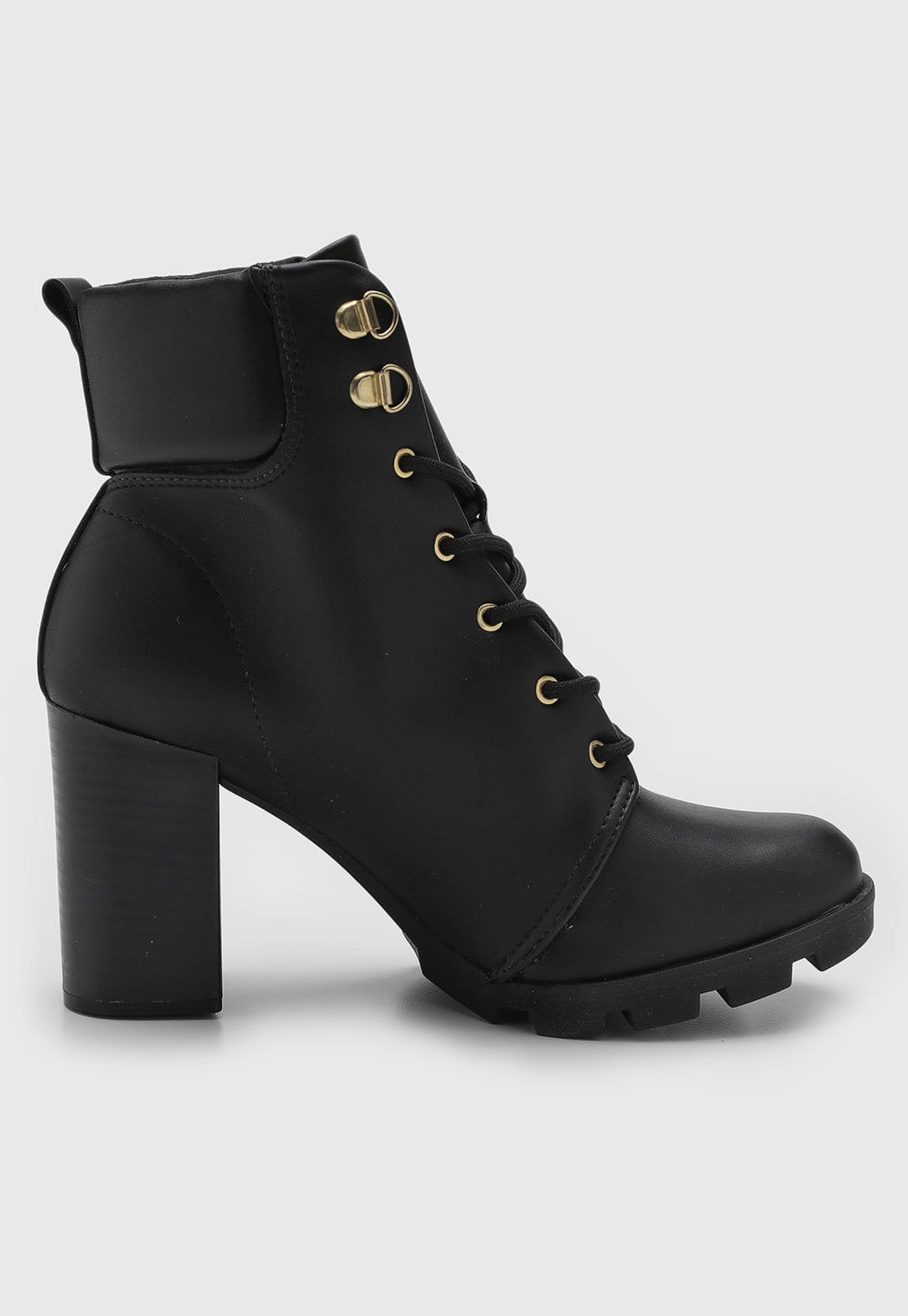 Vista 2 Bota Feminina Beira Rio Cano Baixo Preta BEIRA RIO preto