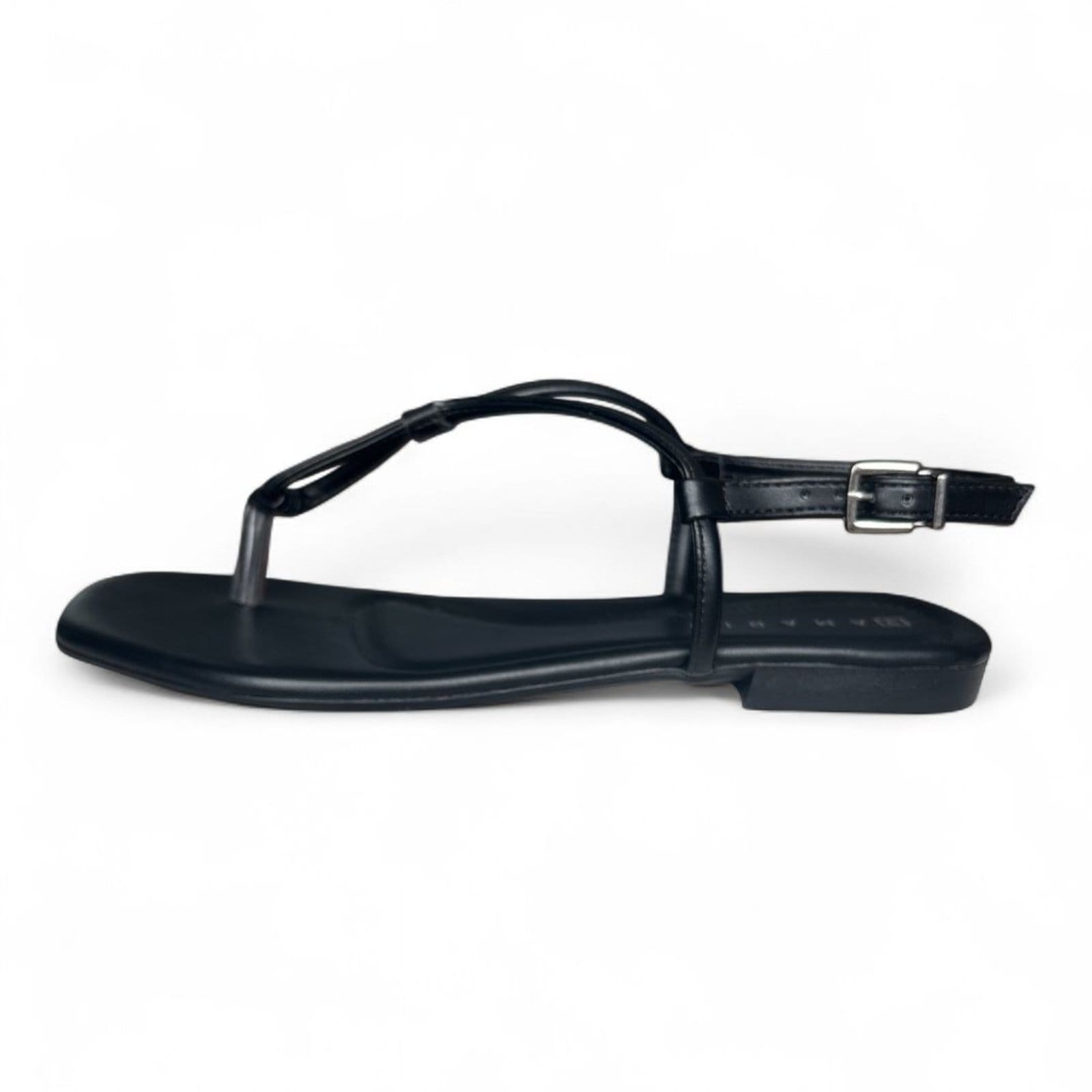 Vista 2 Sandália Rasteira Feminina Preta Ramarim 2421203-6 RAMARIM preto