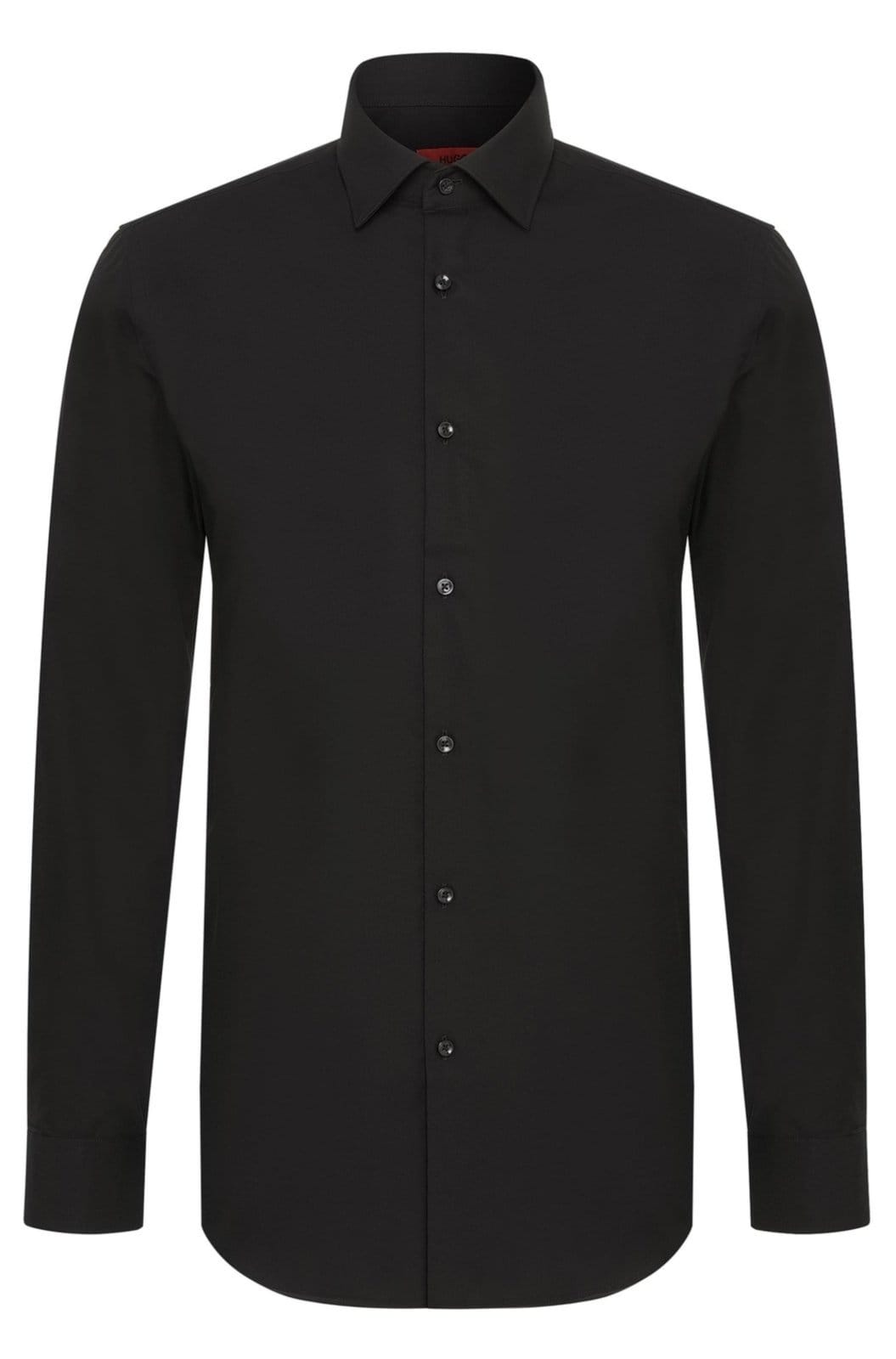 Camisa De Corte Slim Em Popeline De Algodão Fácil De Passar