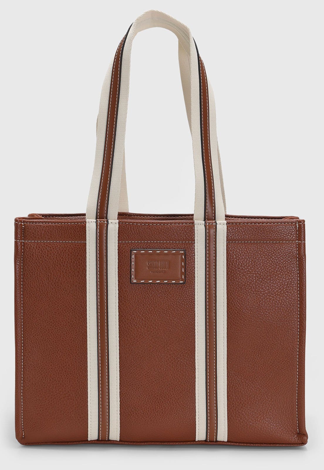 Bolsa Grande Feminina Santa Lolla Alças Contrastantes