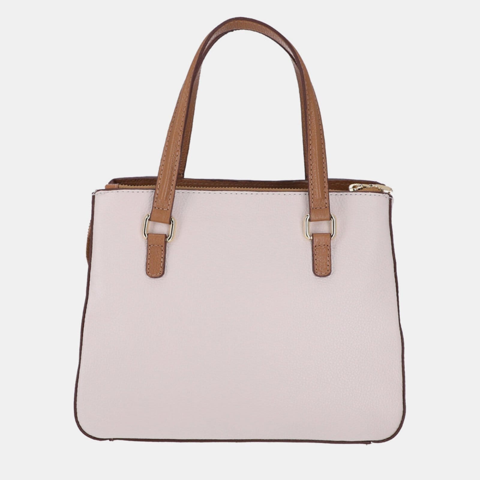 Vista 2 Bolsa Tote Pequena Couro Luz Da Lua - 10006219 Luz Da Lua Off-white Luz Da Lua off-white white