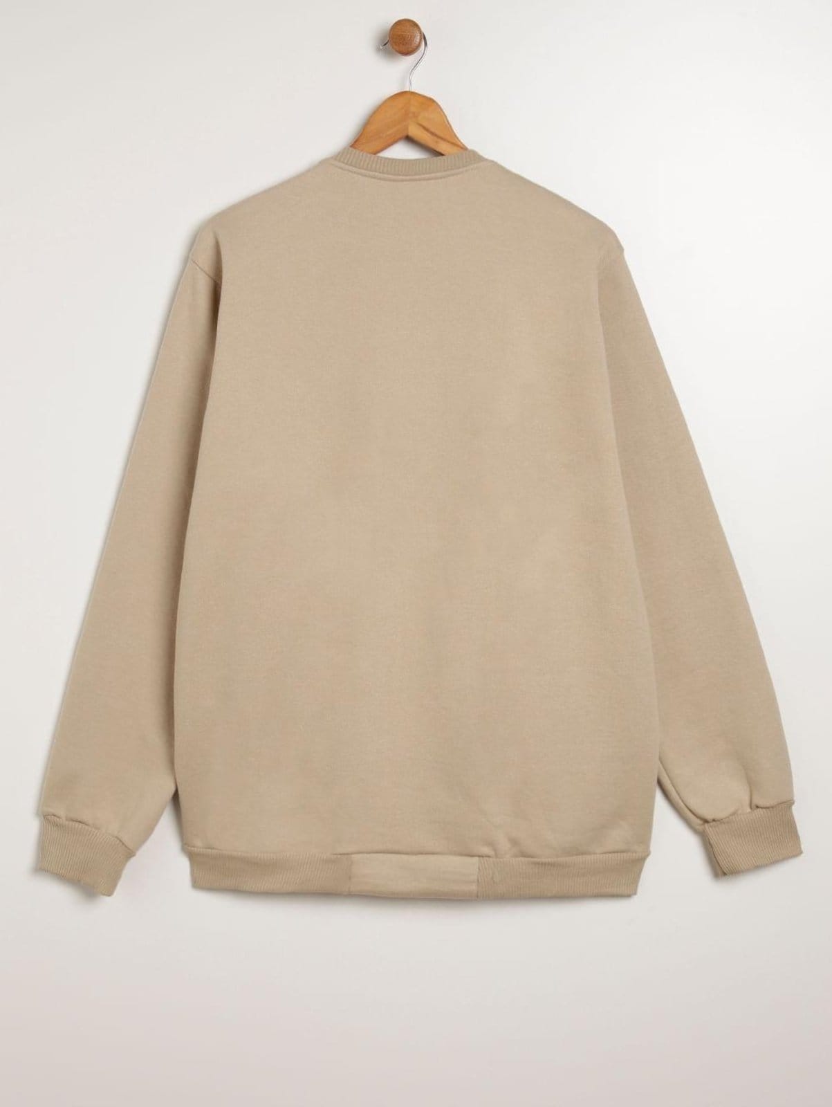 Vista 2 Moletom Gangster Plus Size Masculino Gangster bege