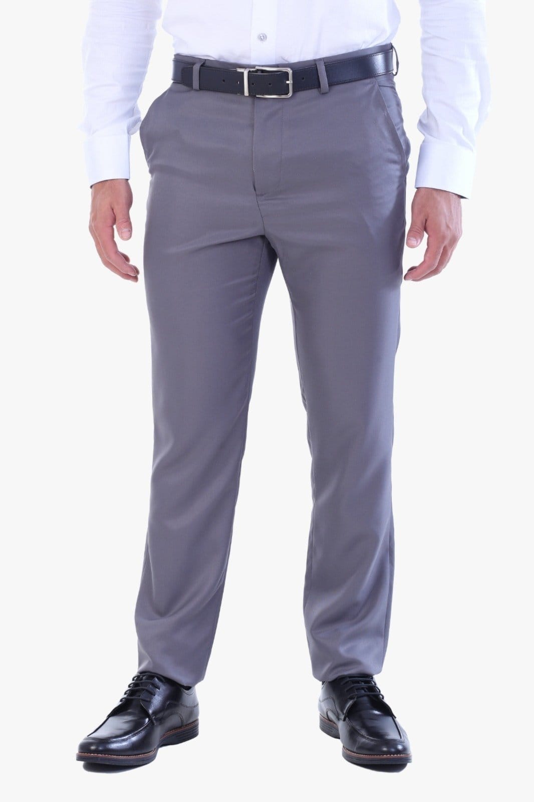 Vista principal Calça Social Alfaiataria Amil Lisa Confortável Luxo Lançamento Amil preto