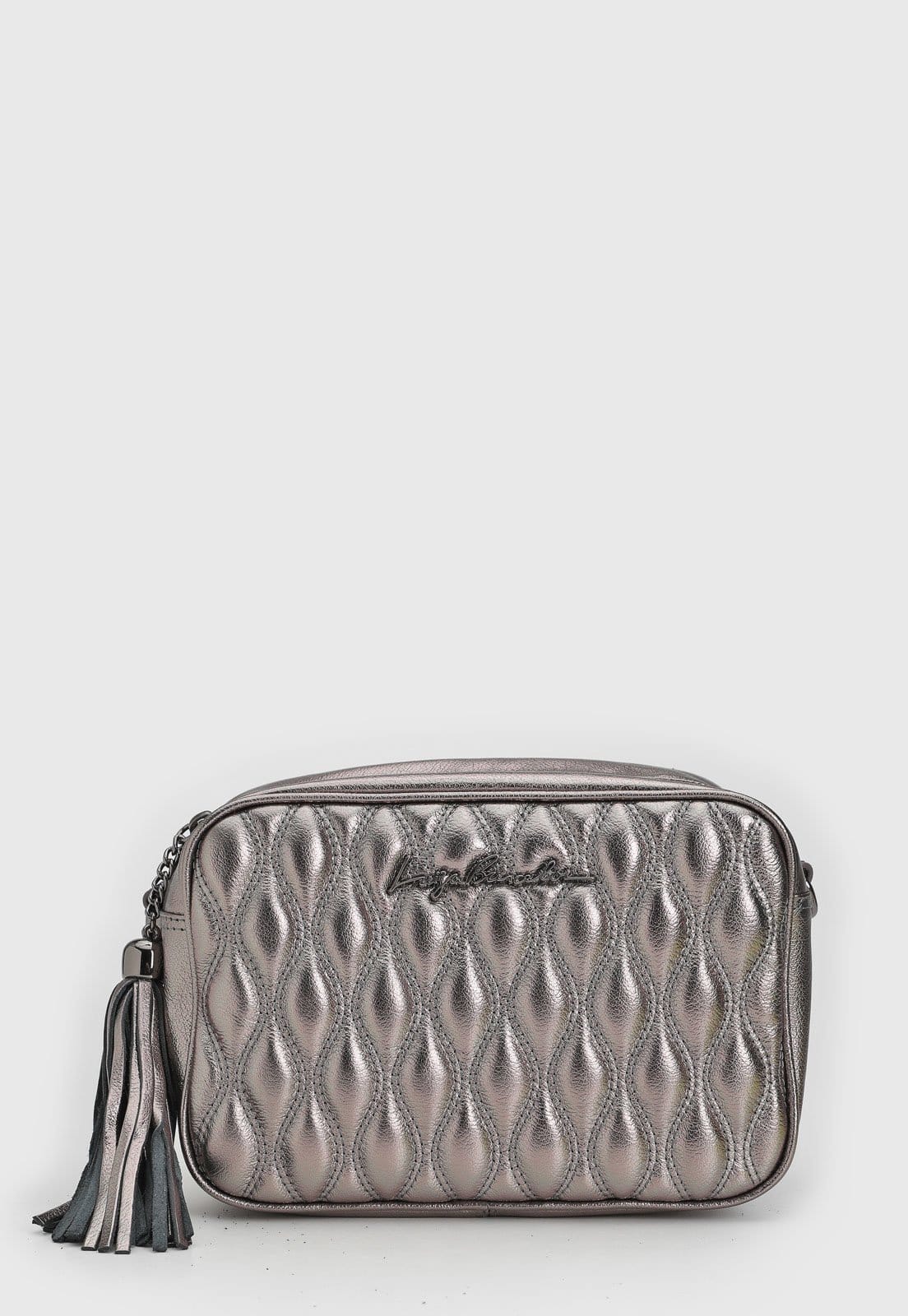 Bolsa Tiracolo Luiza Barcelos Metalizado