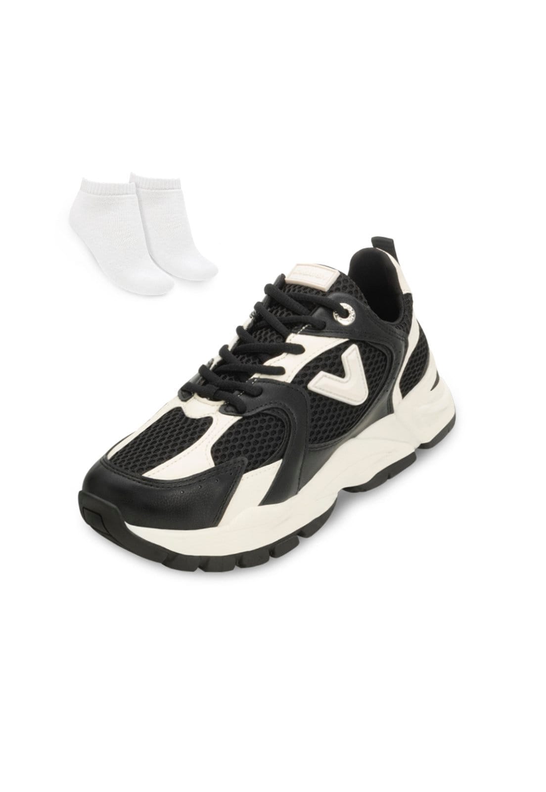 Tênis Casual Via Marte e Meia VM25-14001 Creme