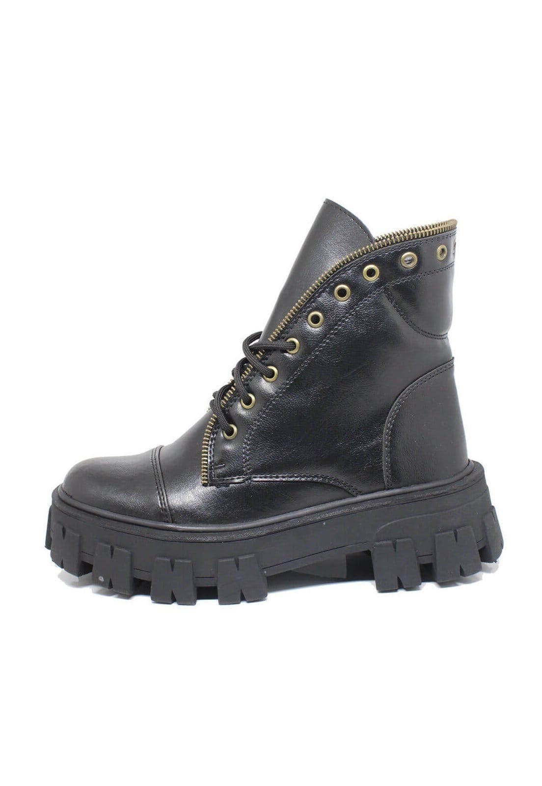 Vista 2 Coturno Tratorado Milano Estilo Veggie ESTILO VEGGIE SHOES preto