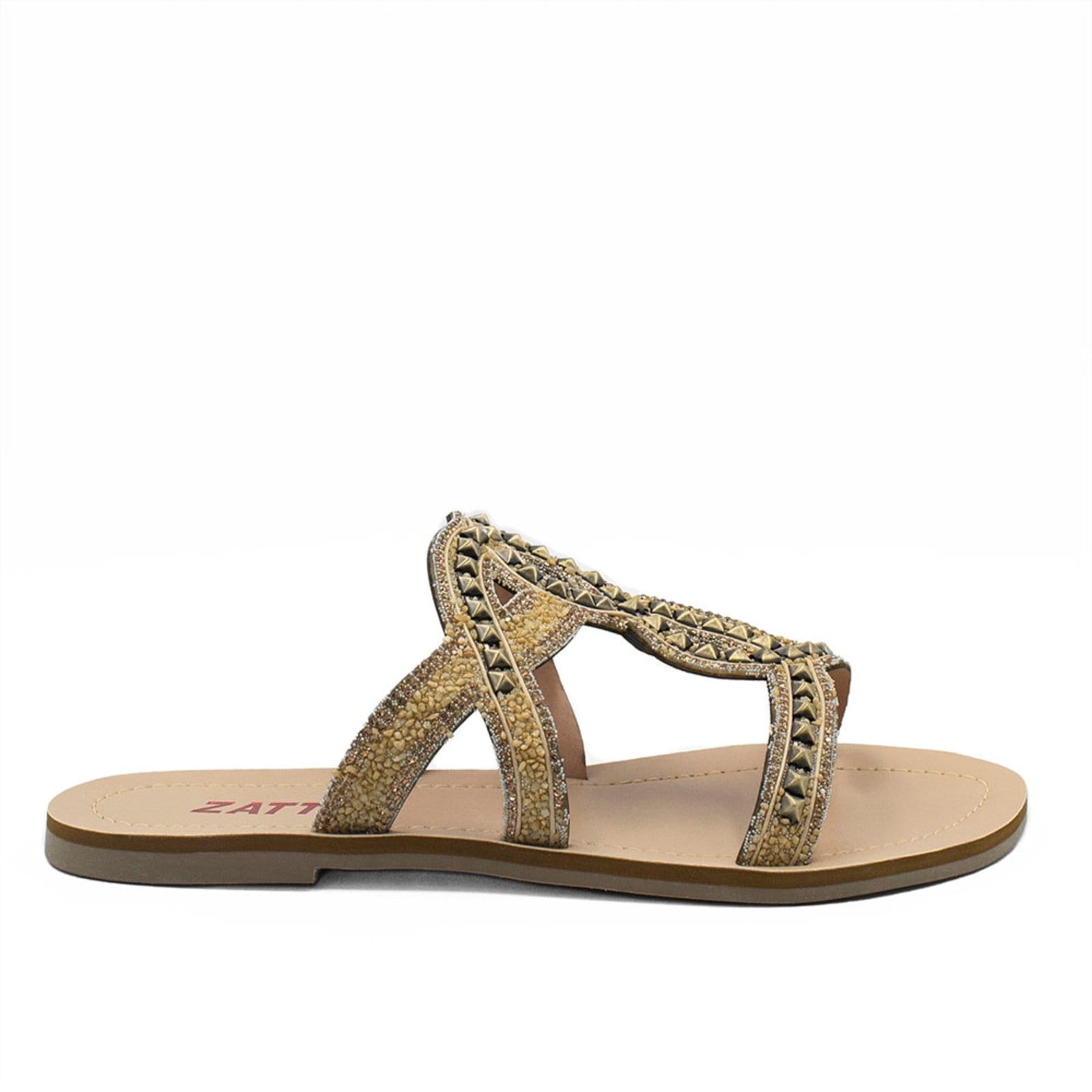 Rasteira Feminina Zatta Pedraria Marina