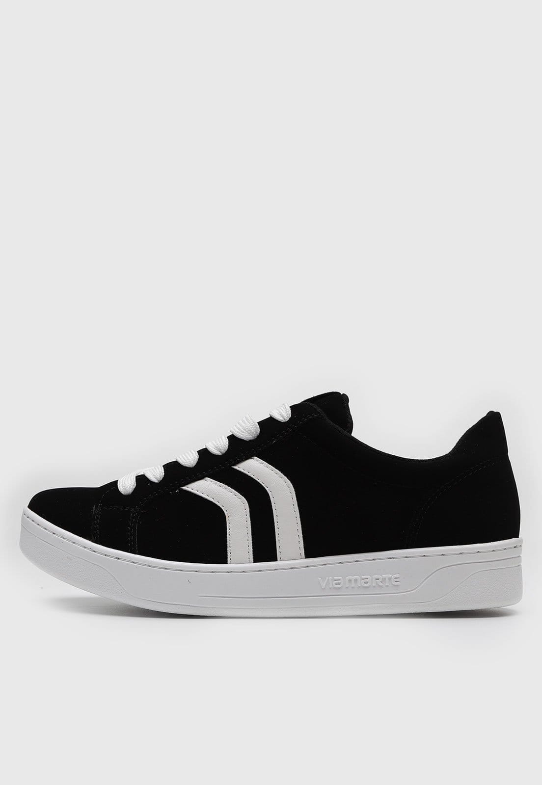 Vista principal Tênis Via Marte Nobuck VIA MARTE preto
