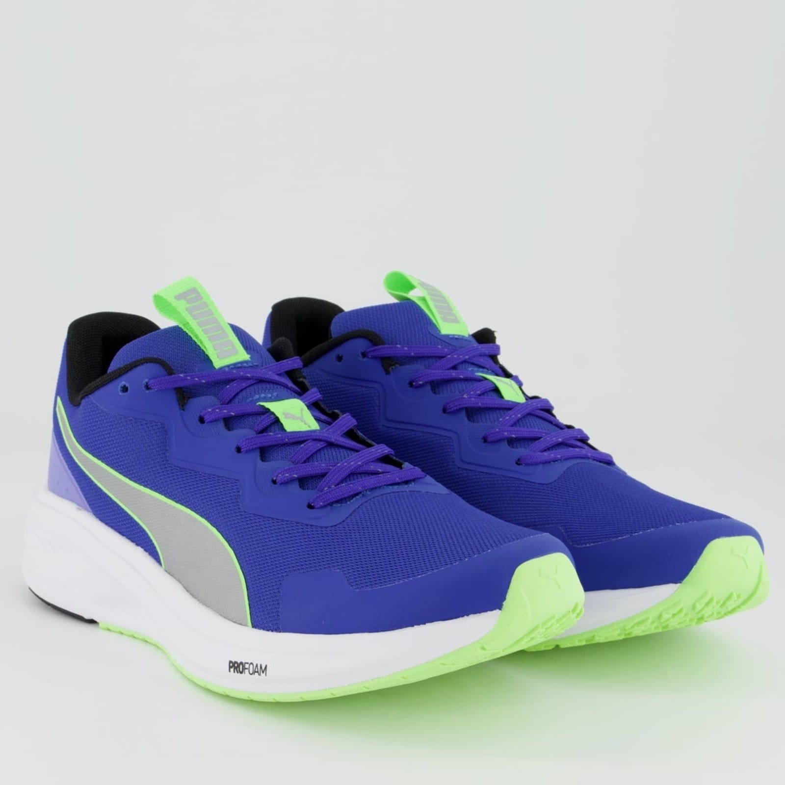 Vista 2 Tênis Puma Aviator ENG Pro Feminino Puma azul