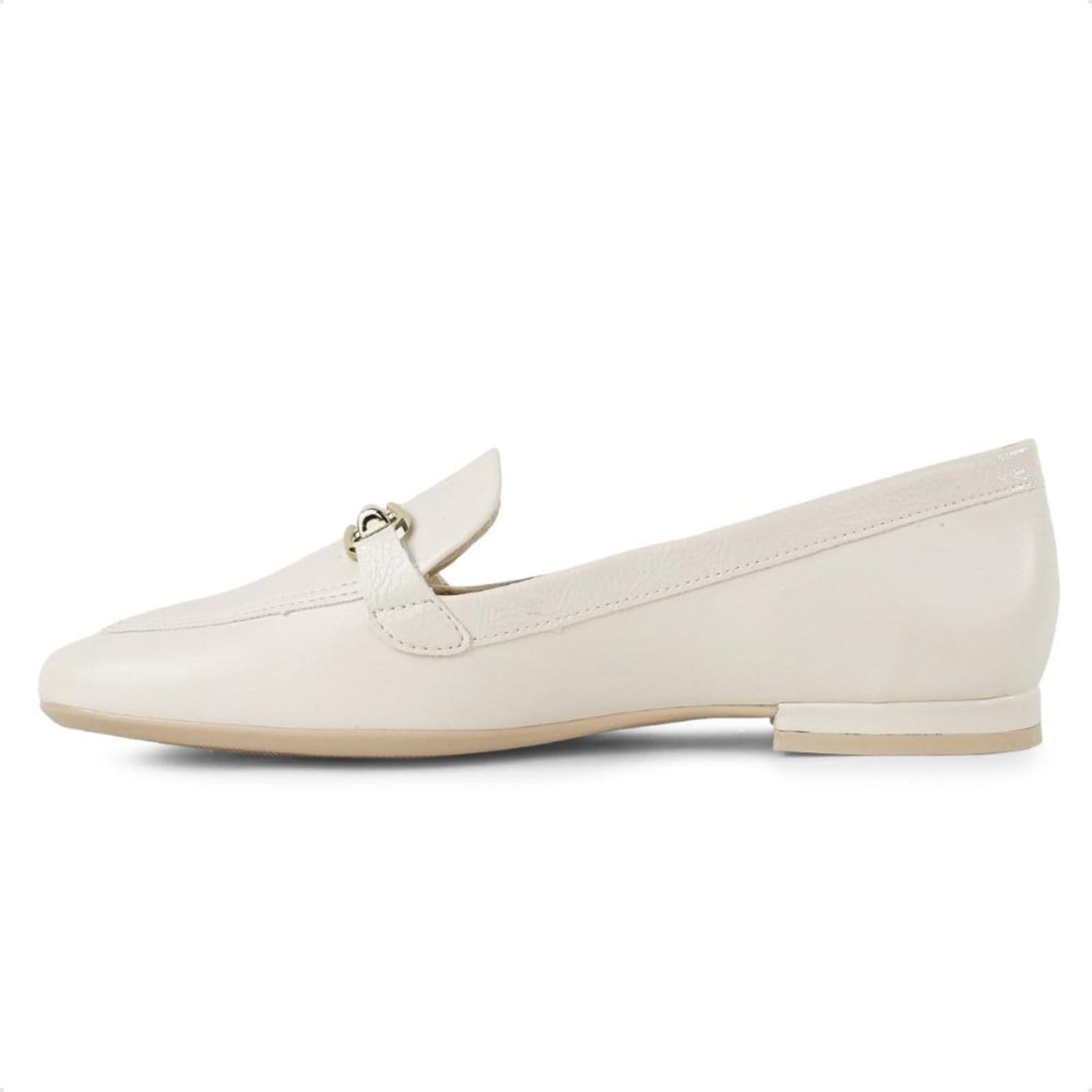 Vista 2 Mocassim Comfortflex Metallic Detail Feminino Bege Comfortflex bege metallic