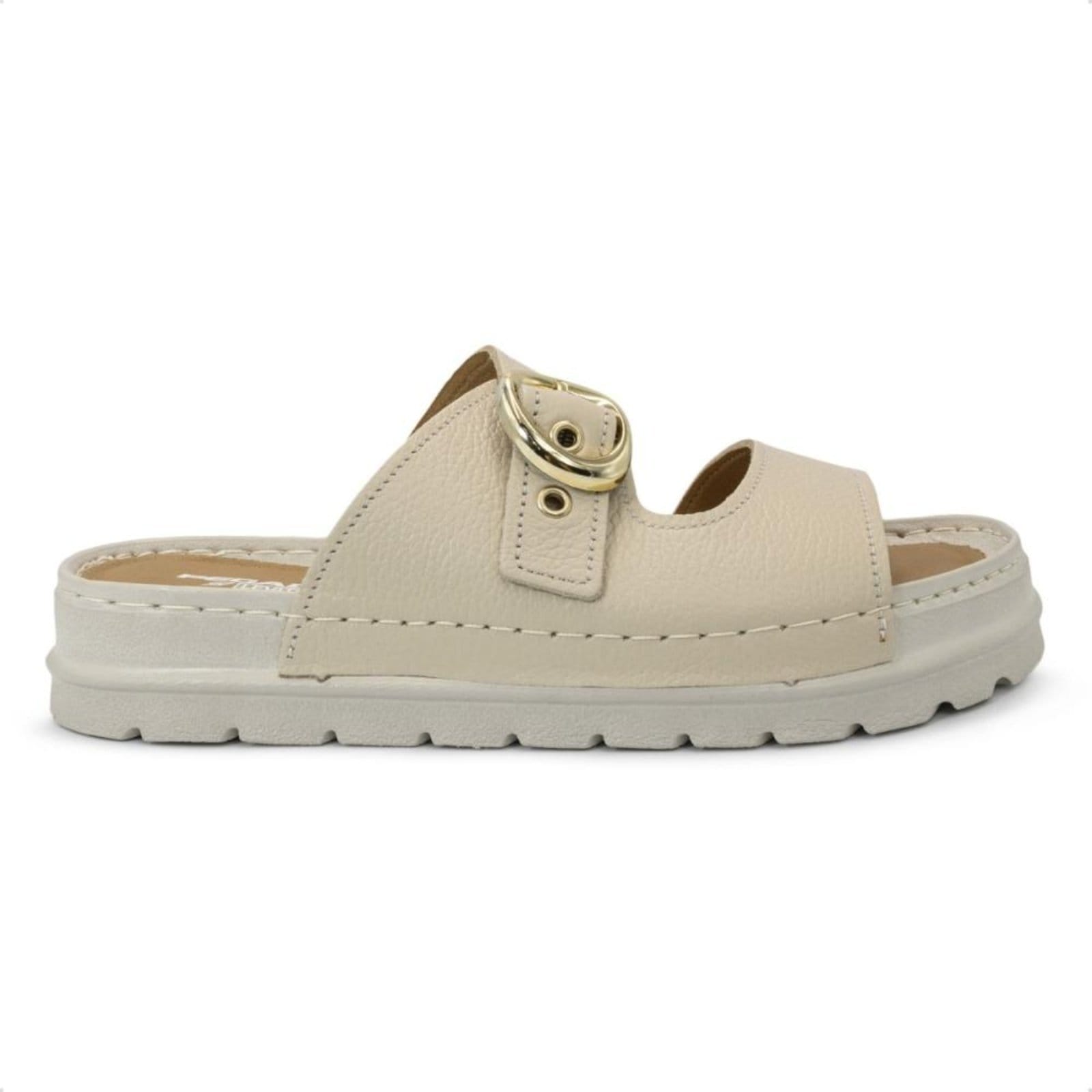 Chinelo Pegada Feminino em Couro Grace 234701