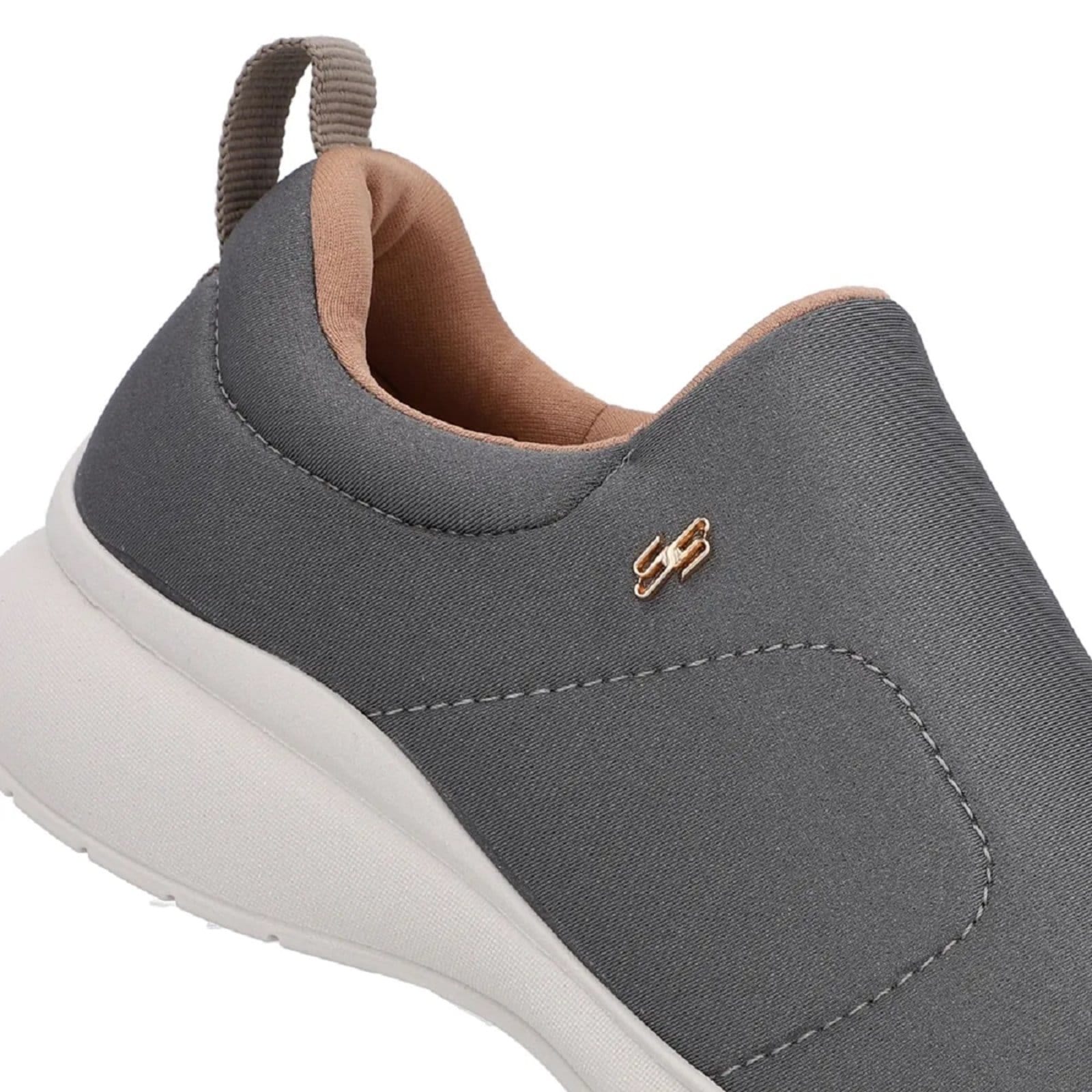 Vista 2 Tênis Usaflex Elastano Confortável Perfeito Para Pés Sensíveis Usaflex grafite