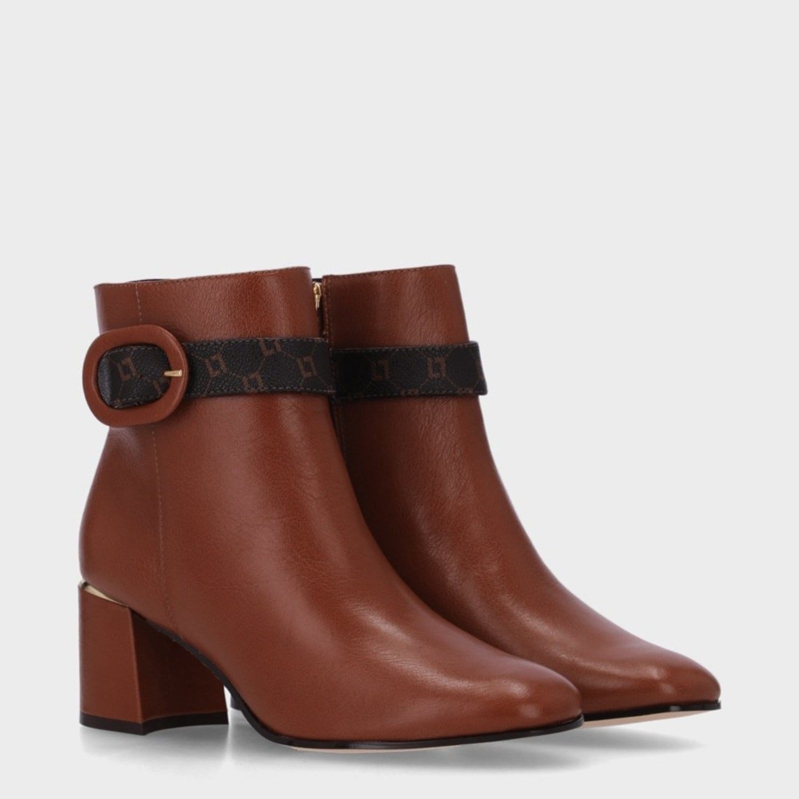 Vista 2 Bota Cano Curto Luz da Lua - 80740010 Luz Da Lua Luz Da Lua marrom