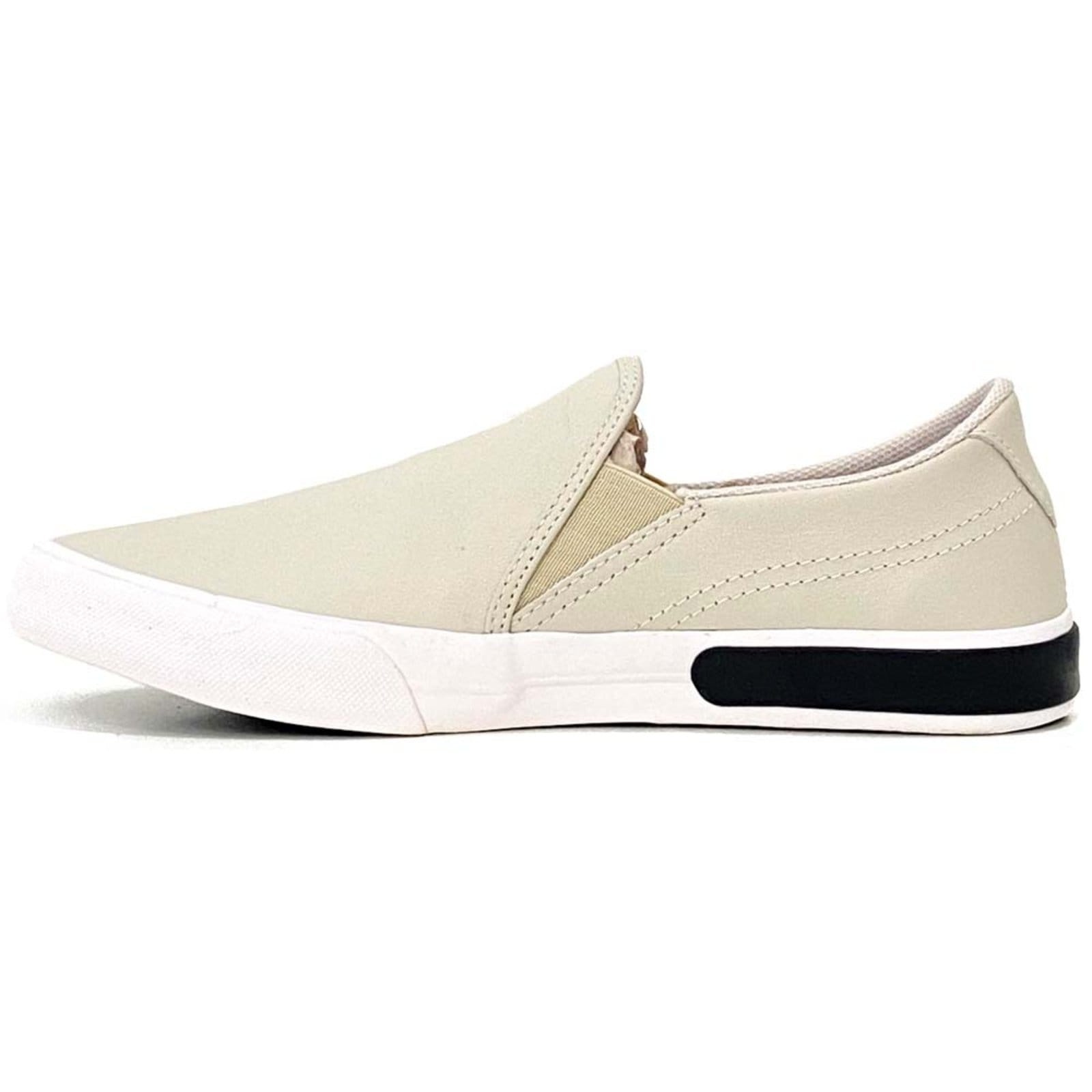 Vista 2 Tênis Aramis Stripe Slip On Off White Masculino Aramis amarelo white