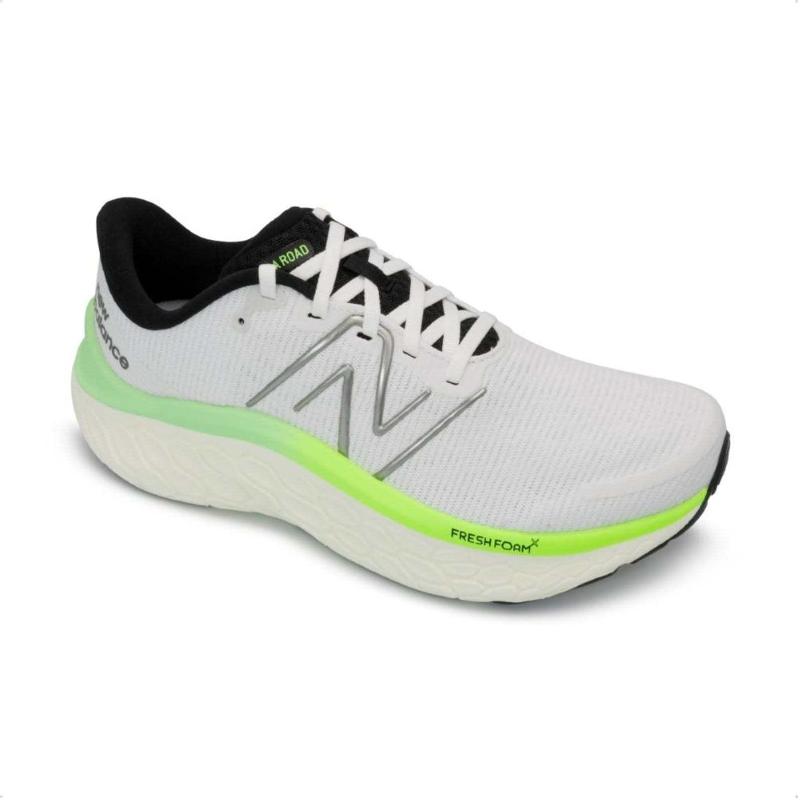 Vista 2 Tênis New Balance Masculino Fresh Foam X Kaiha Road Corrida New Balance branco