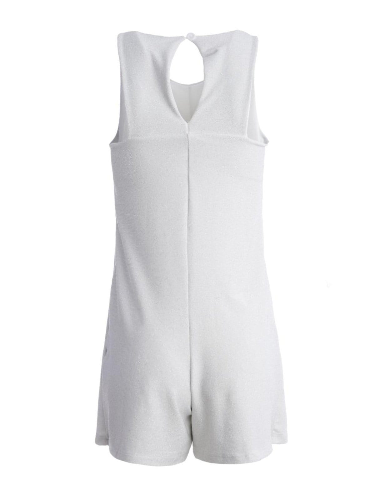 Vista 2 Macacão Lurex Autentique Feminino Autentique branco