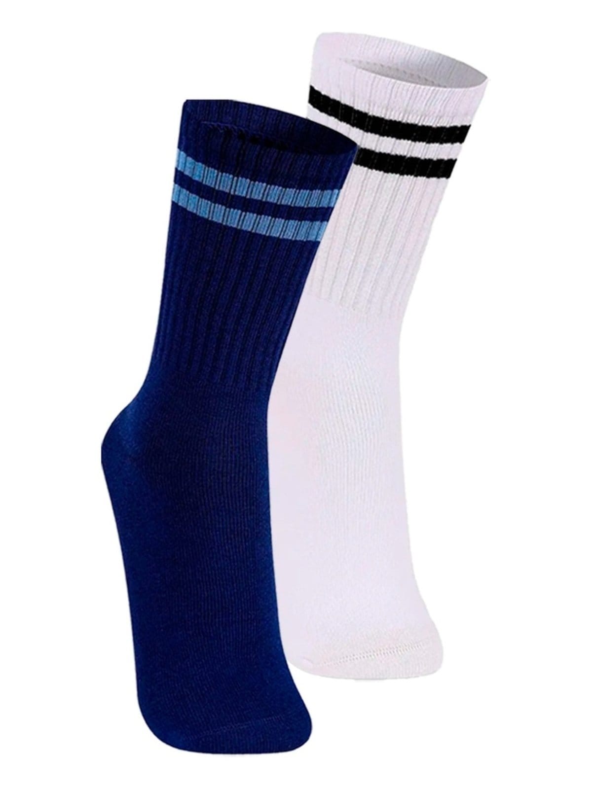 Kit com 2 Pares de Meias Esportiva Cano Longo Lupo