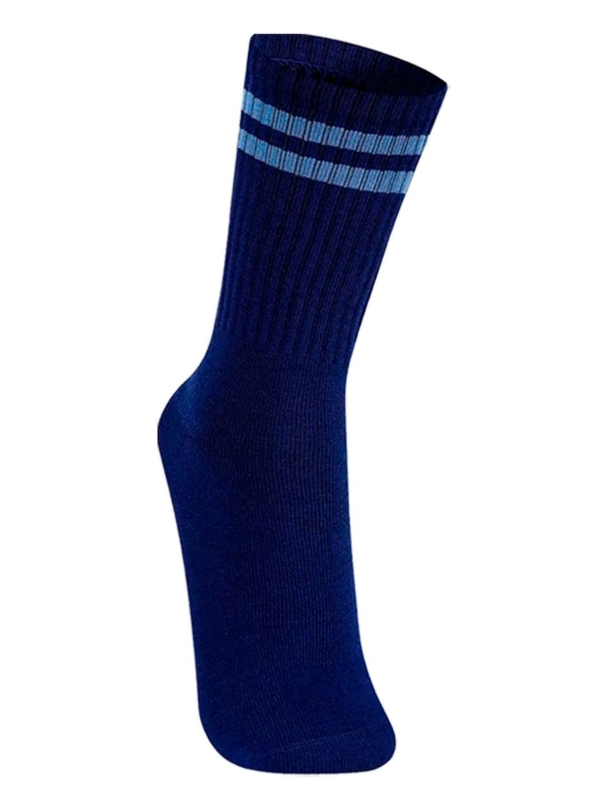 Vista 2 Kit com 2 Pares de Meias Esportiva Cano Longo Lupo Lupo branco