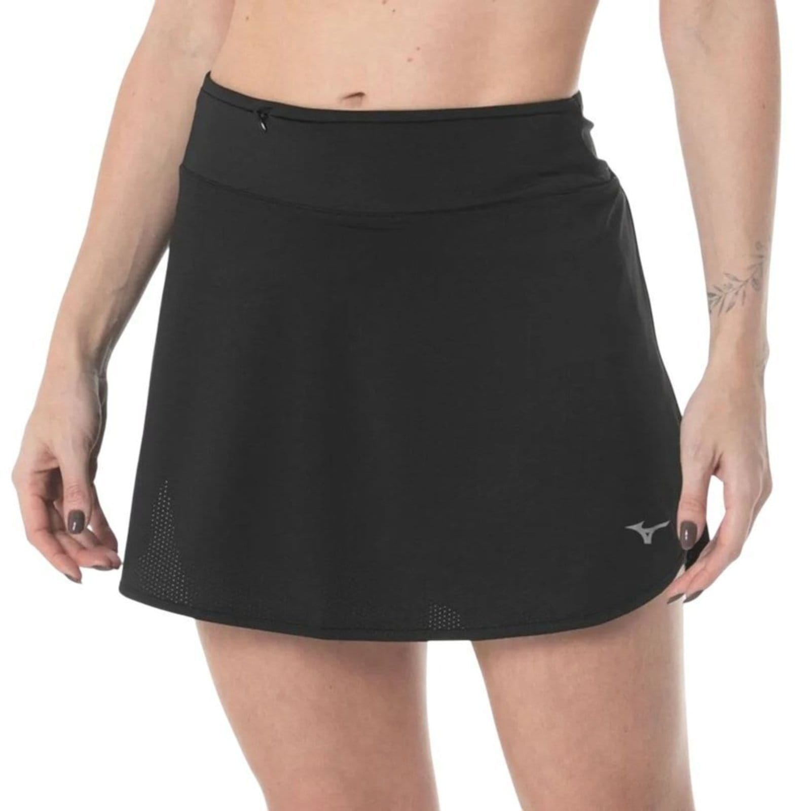 Vista principal Short Saia Mizuno Energy Feminino Mizuno preto