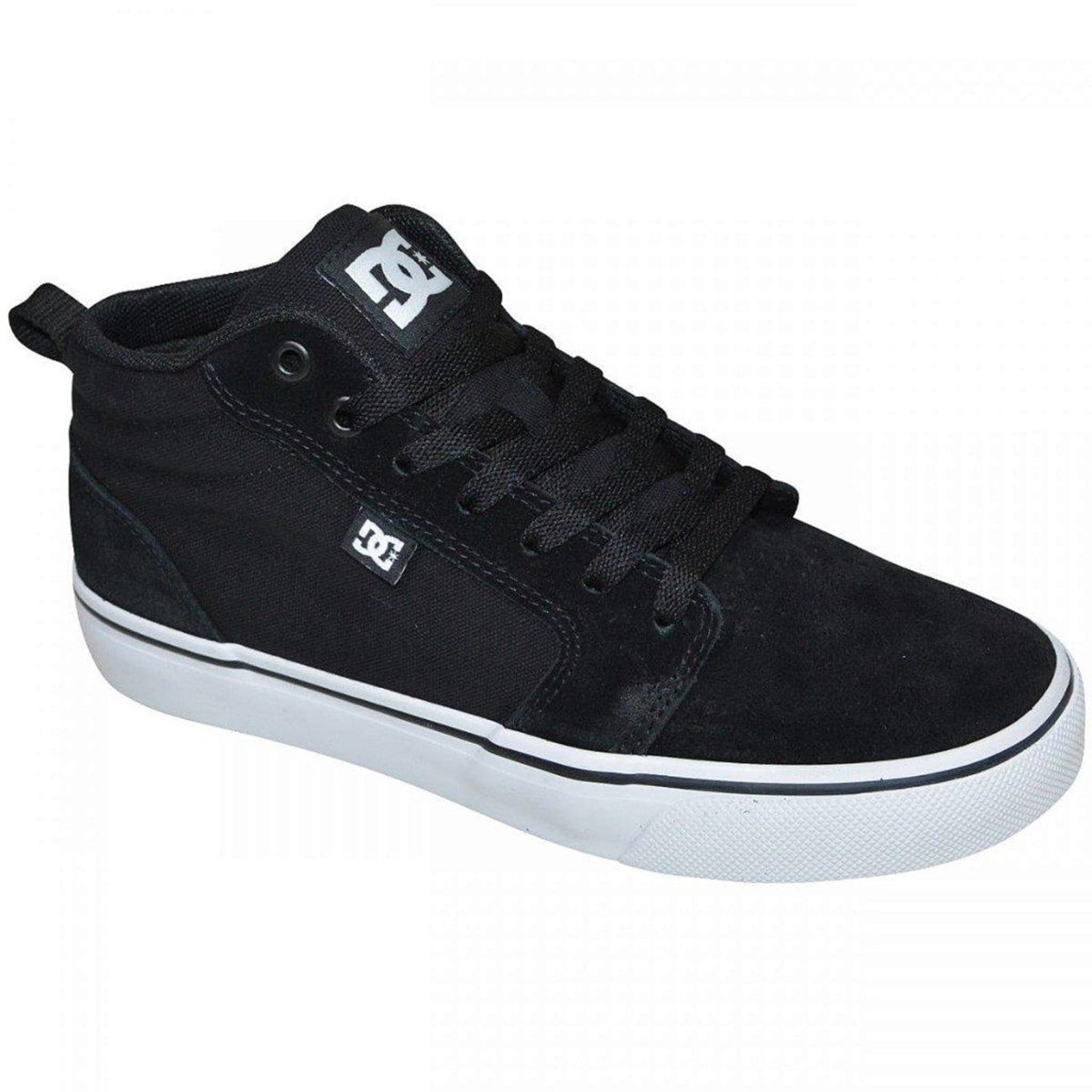 Vista principal Tênis DC Shoes Anvil LA Mid Masculino Branco DC Shoes preto