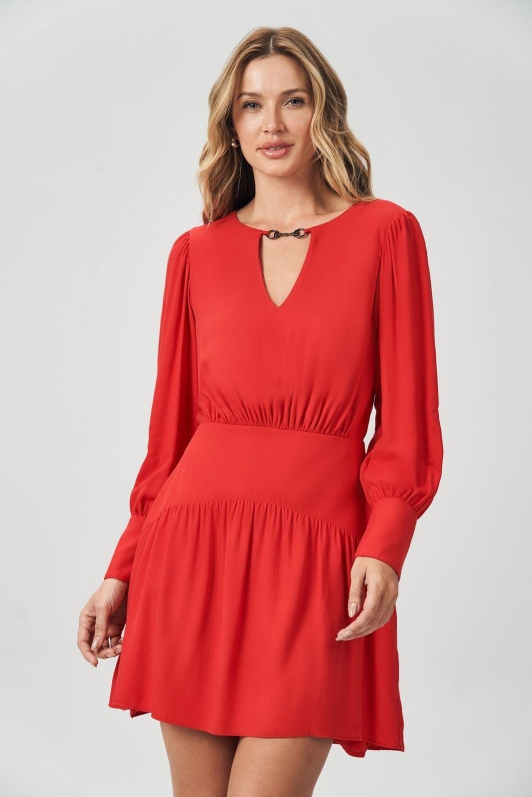 Vista 2 Vestido Curto Dreamy Feminino Acostamento ACOSTAMENTO MASCULINO vermelho