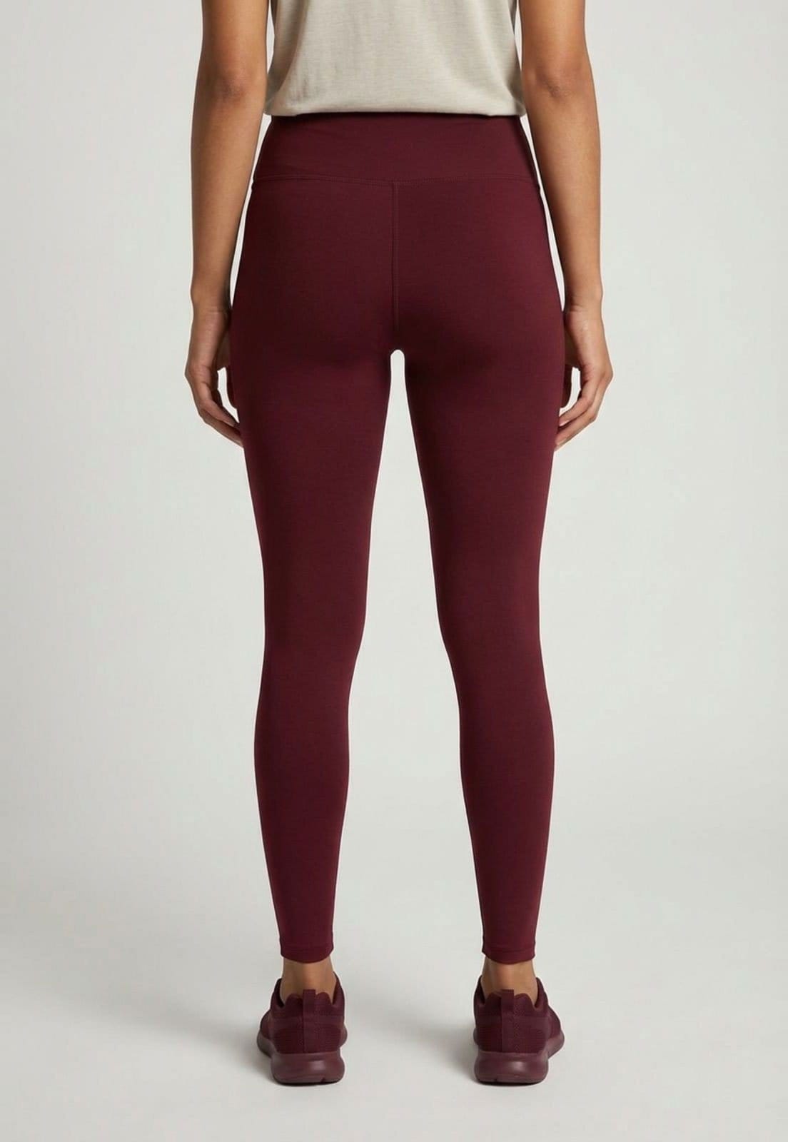 Vista 2 Calça Legging Feminina Colcci Sport Cós Alto Colcci Sport vinho