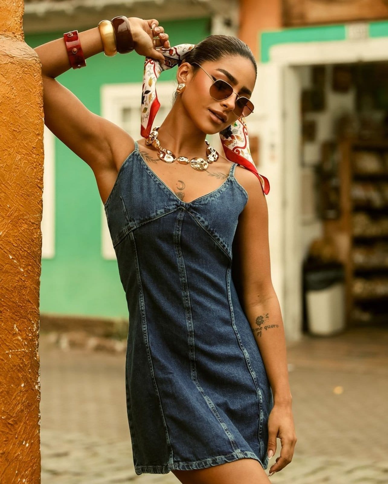 Vestido Feminino de Alça com Zíper Na Lateral 24530 Escura