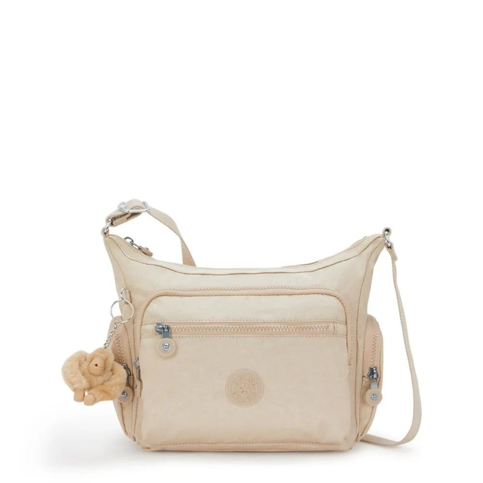 Bolsa Kipling Gabbie S Sparkled Beige