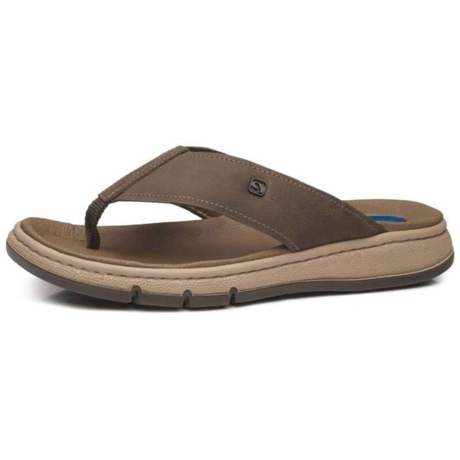 Vista 2 Chinelo Pegada em Couro - Masculino PEGADA preto