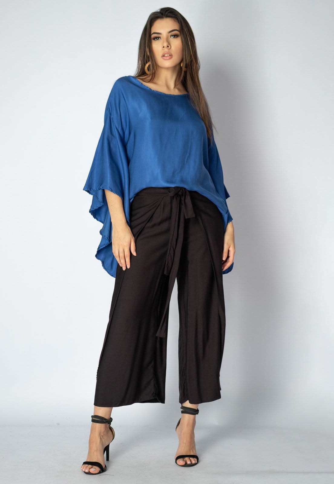 Vista principal Calça Envelope Amazonia Vital Dueré Pantacourt Viscose Preta Amazonia Vital preto