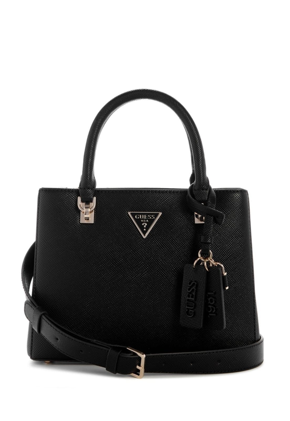 Vista principal Bolsa Guess Noelle Ii Small Multi Comp Satchel Guess preto