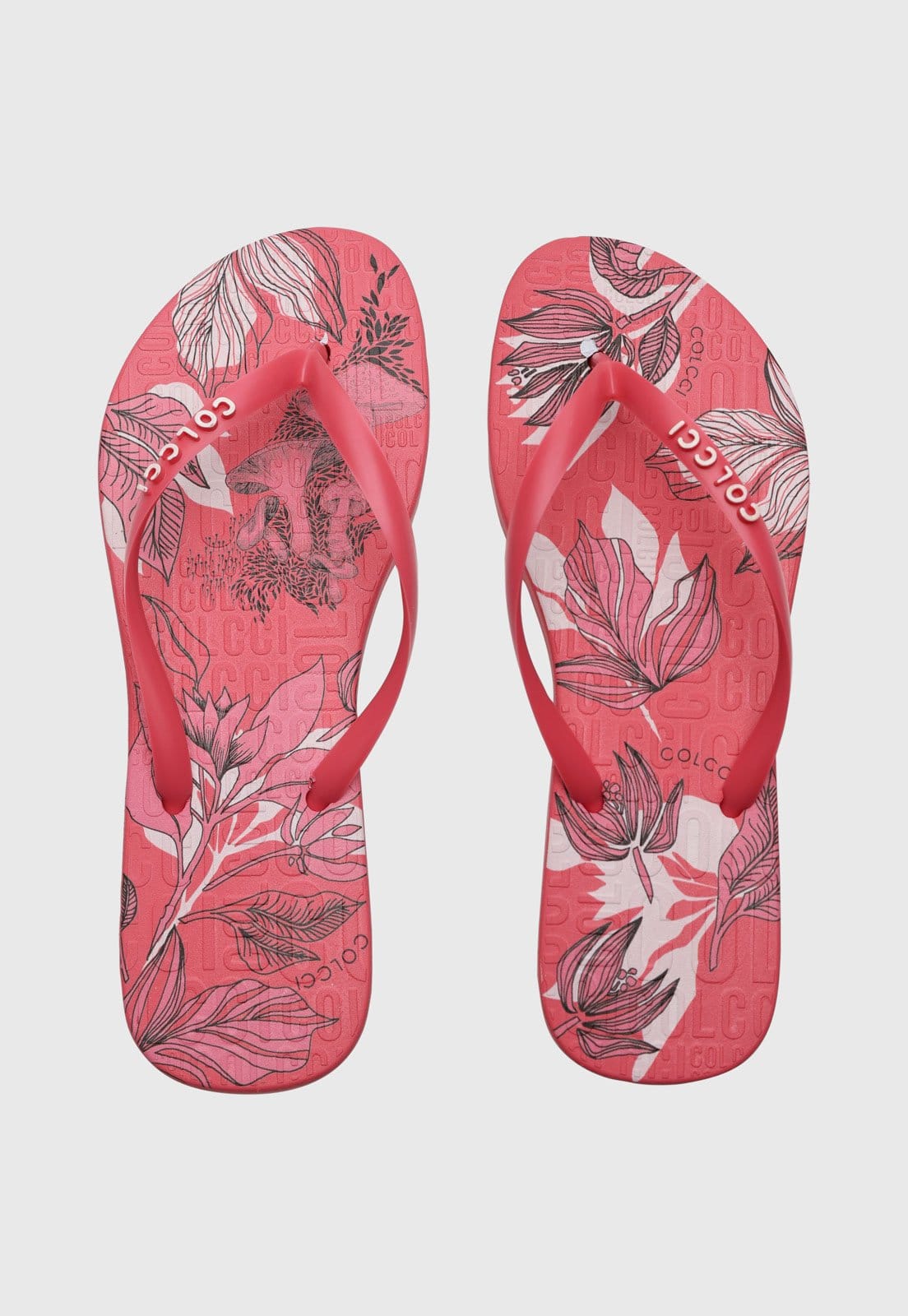 Chinelo Dedo Feminino Colcci Floral