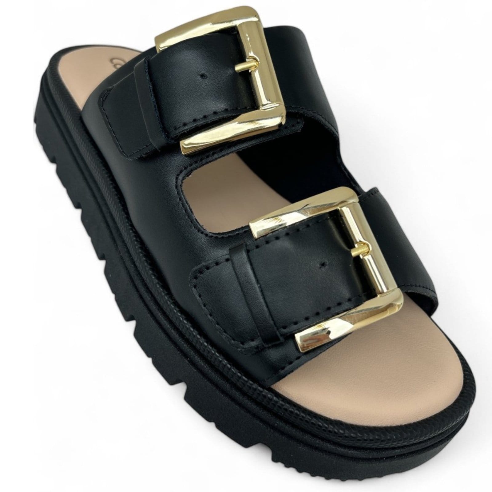 Vista 2 Chinelo Feminino Comfortflex Fivela Flatform 244 Comfortflex preto