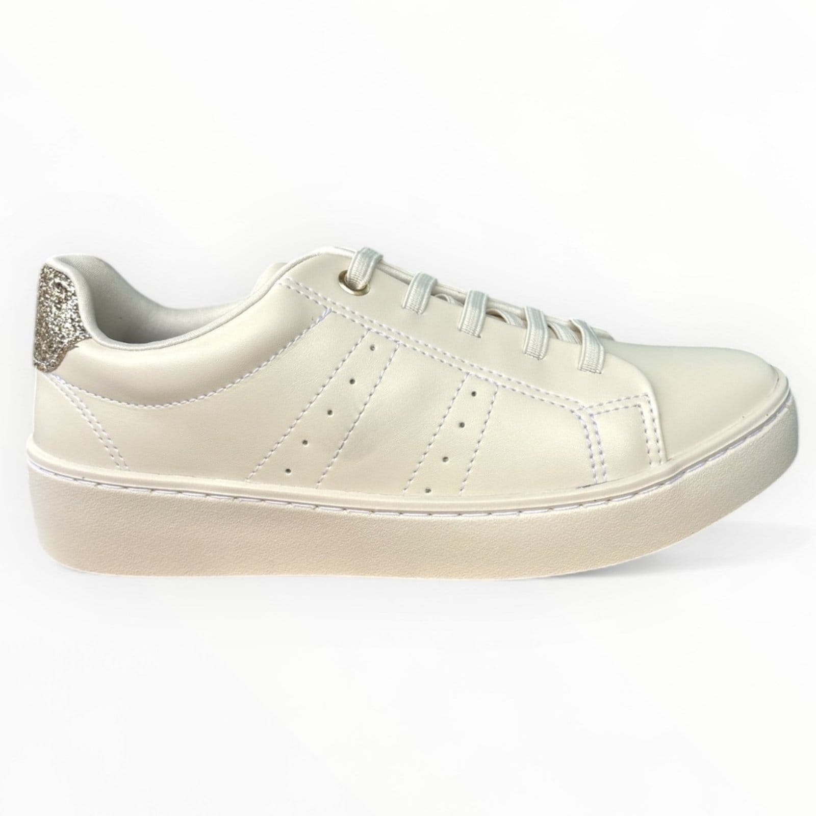 Vista 2 Tênis Ramarim Off White Glíter 2476205-1 RAMARIM off-white white