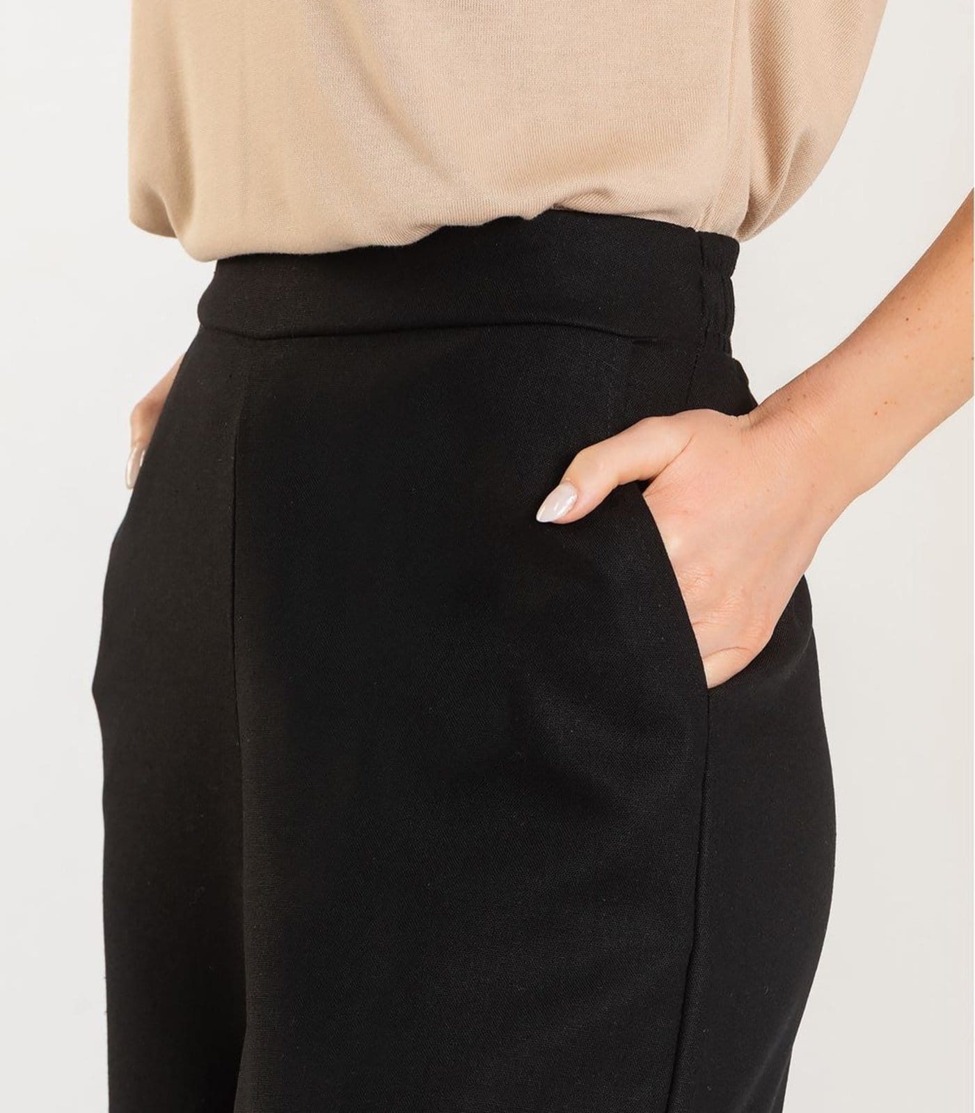 Vista 2 Calça Pantalona Feminina Dianna Dianna preto