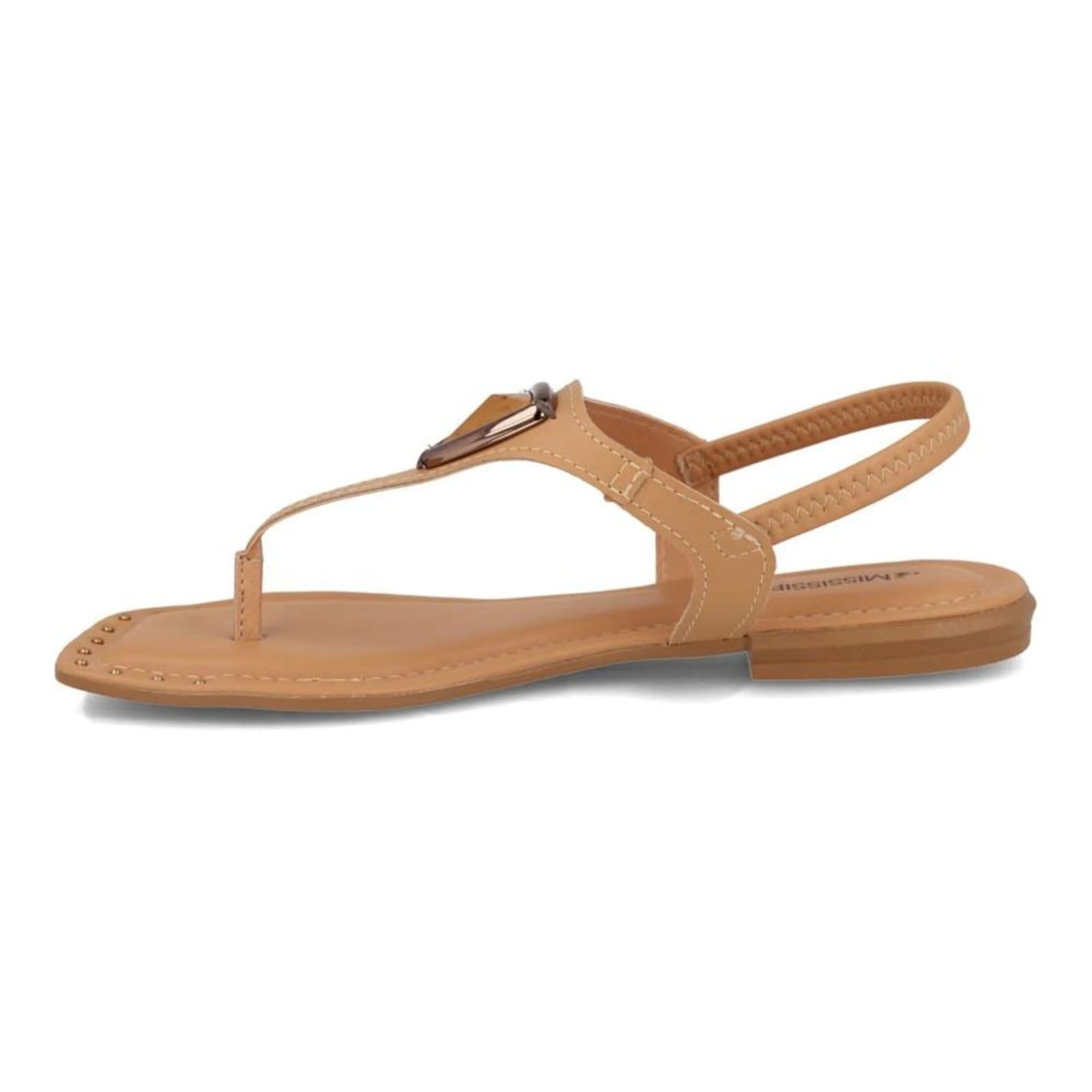 Vista 2 Sandália Mississipi Tira Central Feminina MISSISSIPI marrom