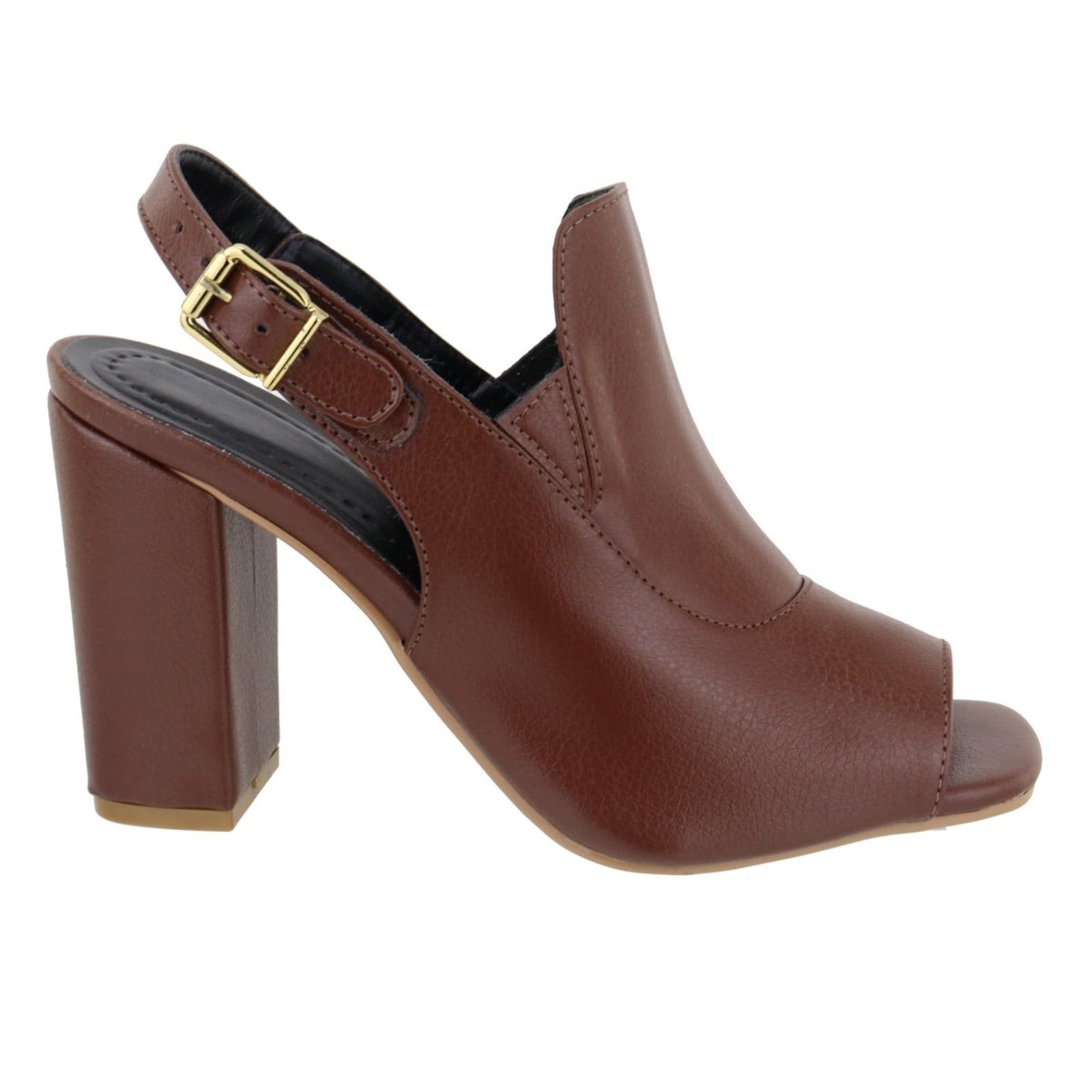 Vista principal Sandália Sandal Boot Feminina Floter Cacau1840 Flor da Pele marrom